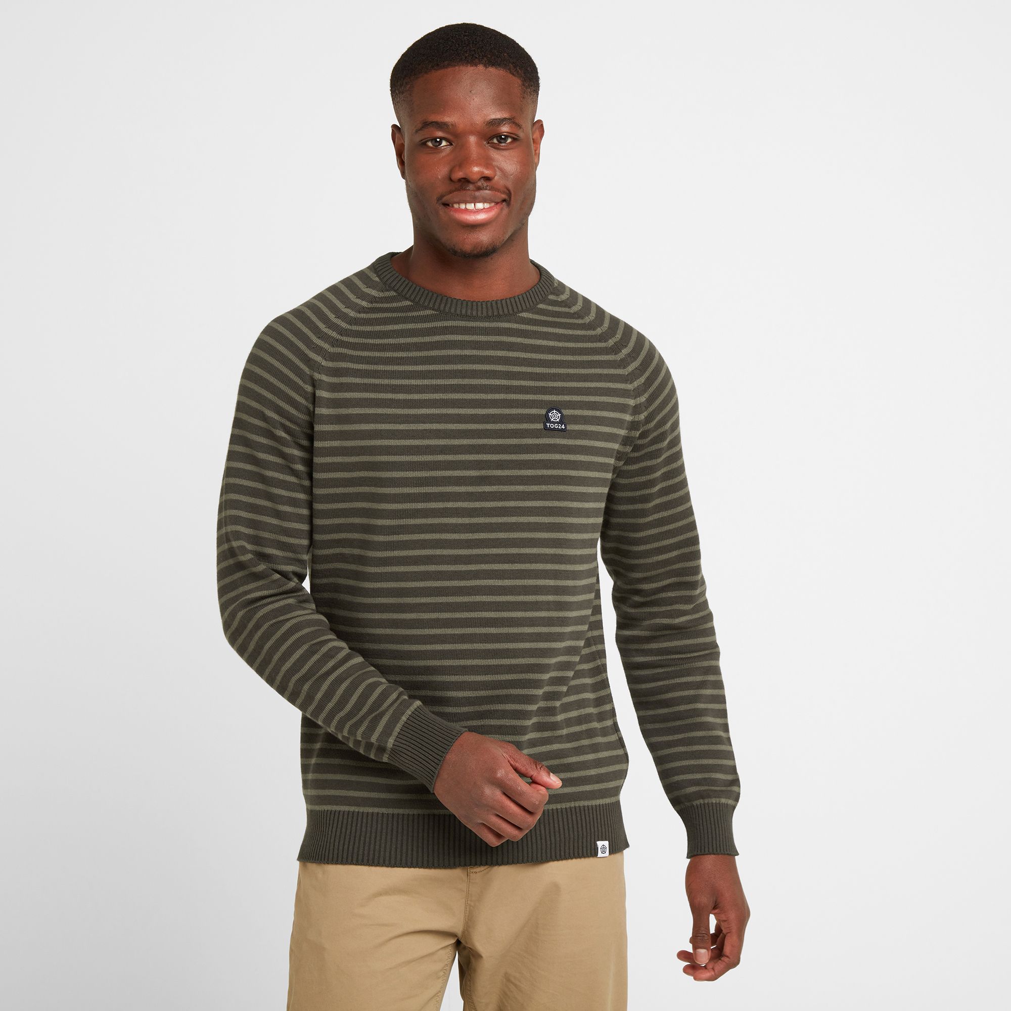 Perfect for a day at the coast, a walk across the moors or a night out with friends, our Willard supersoft cotton jumper feels as good on as it looks. Soft, lightweight, but hard wearing, this versatile sweater has relaxed fit sleeves, a ribbed crew neck, cuffs and hem and comes in classic Breton stripes that are yarn dyed, so they will stay true wash after wash.Designed in North Yorkshire, where you often need an extra layer in spring and summer, Willard is subtly branded with our signature Yorkshire Rose emblem featured in a woven label on the hem and an embroidered badge on the chest.