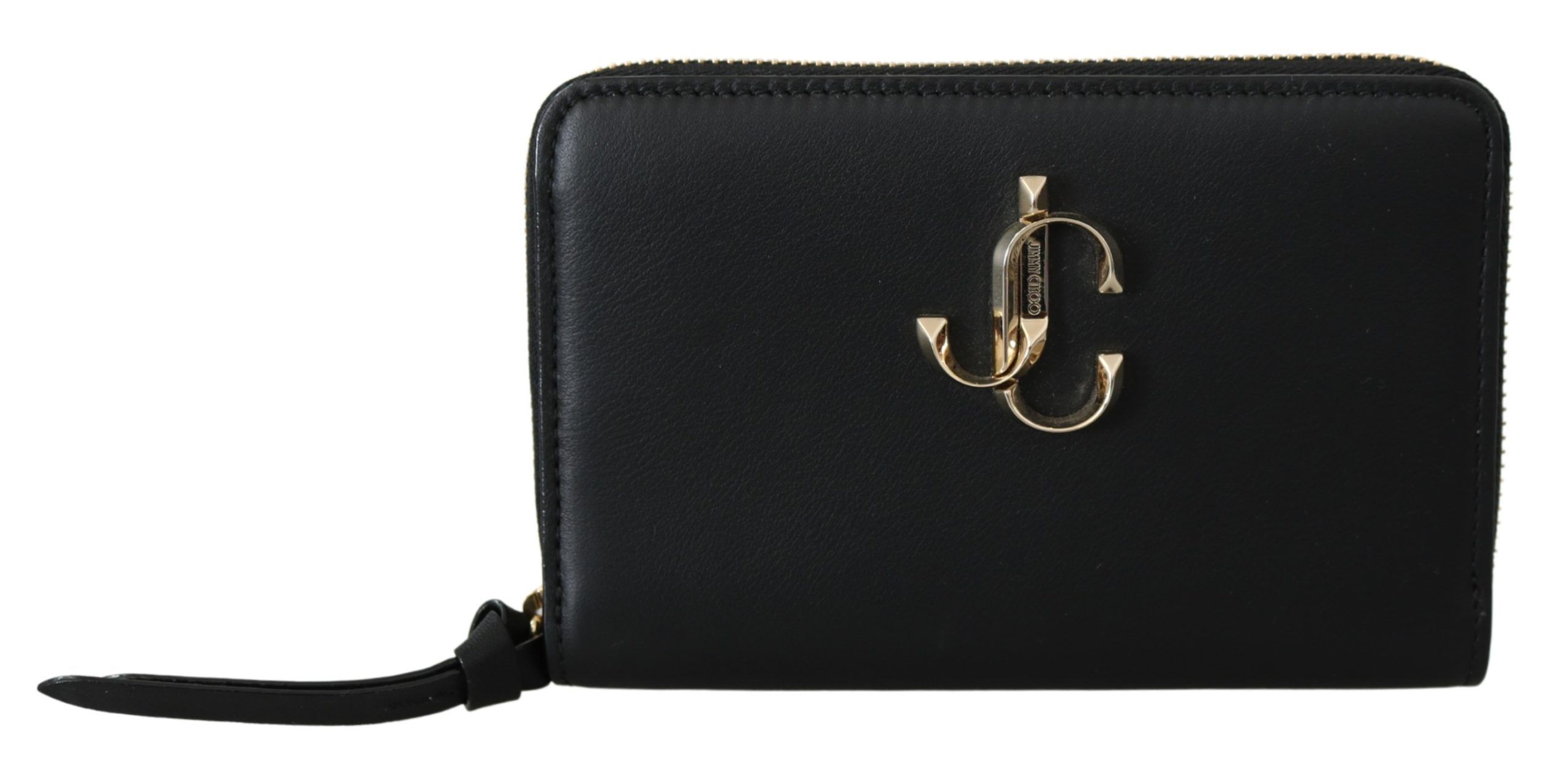 Gorgeous brand new with tags, dustbag and box. 
100% Authentic Jimmy Choo Wallet 
Model: Christie Clf 
Color: Black 
Material: 100% Calf Leather 
Details: Zip closer, Interior pocket, gold metal details 
Measurement L*H*W: 15cm*10cm*2cm 
Collection Season. 2021 A/W