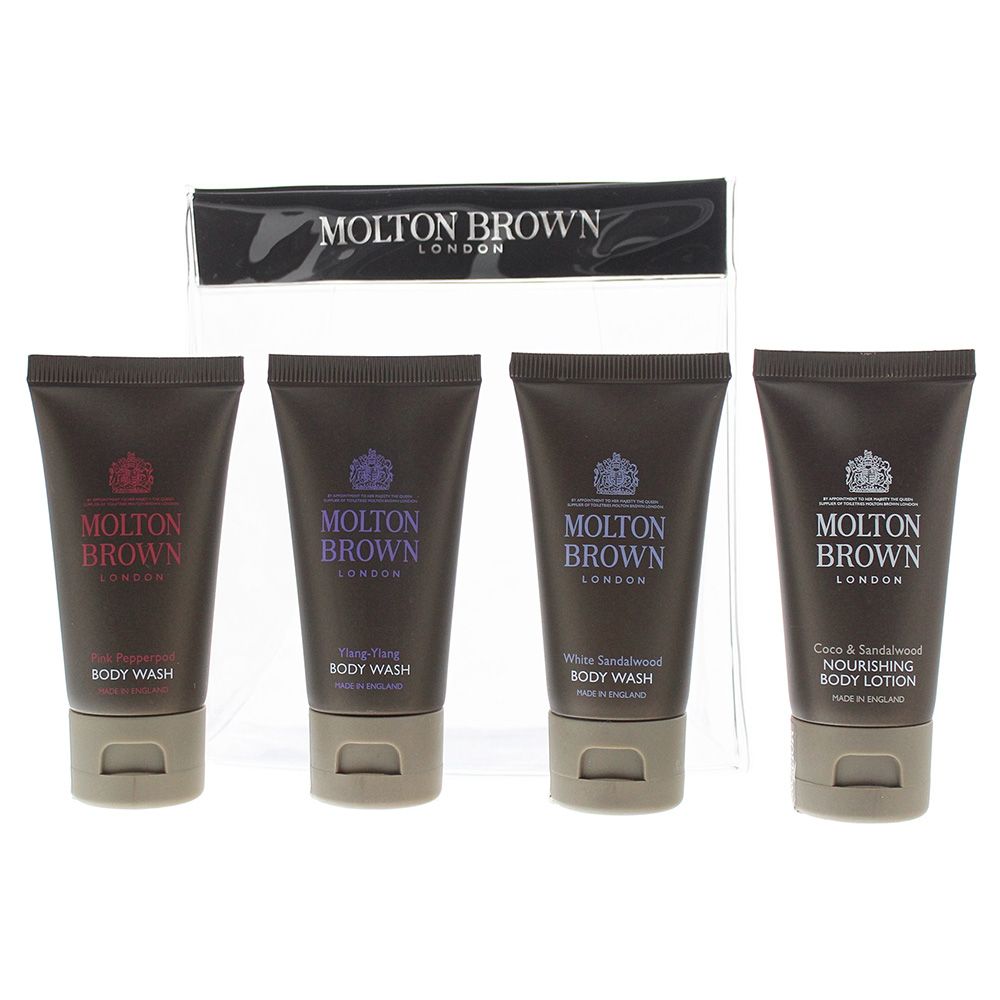 Molton Brown 4 Piece Gift Set Coco Sandalwood Body Lotion 30ml Ylang