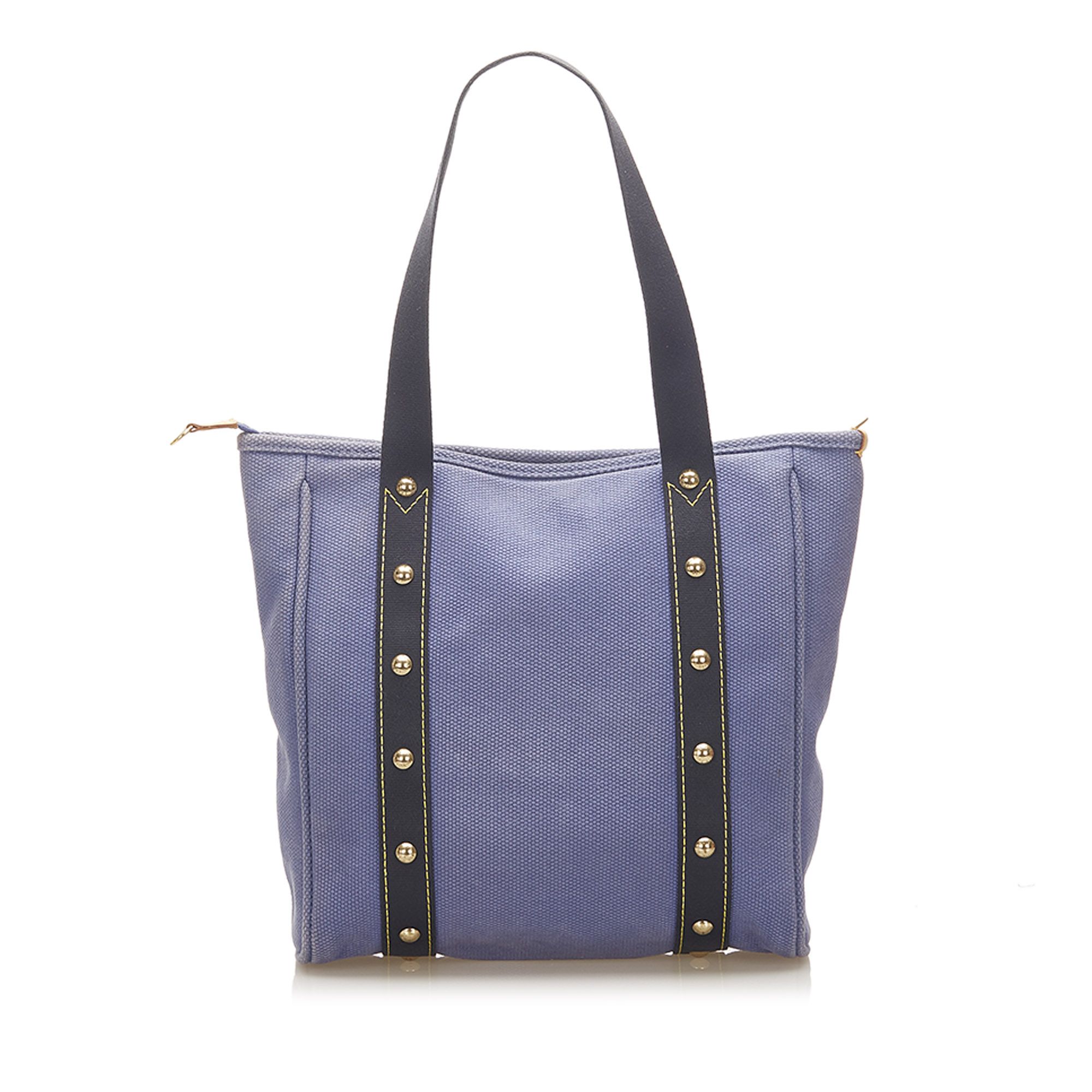Vintage Louis Vuitton Antigua Cabas MM Blue