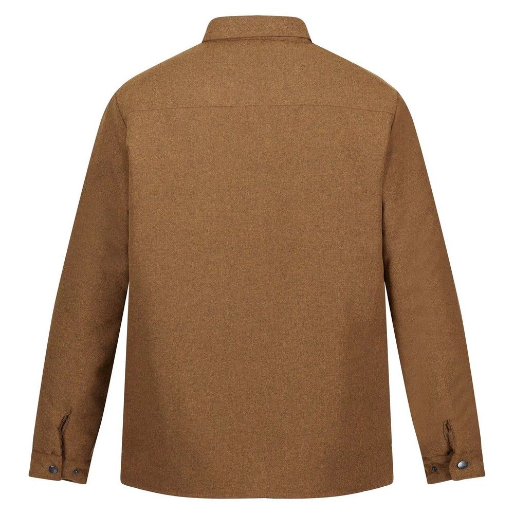 100% Polyester. Fabric: Wool Effect. Lining: Cire Finish. Design: Herringbone, Logo. Pockets: 2 Chest Pockets, Patch, Snap Fastening, 2 Lower Pockets. Fastening: Button-Down. Sleeve-Type: Long-Sleeved. Cuff: Stud. Neckline: Turn Down Collar. Fabric Technology: Durable, Quick Dry, Thermo-Guard.