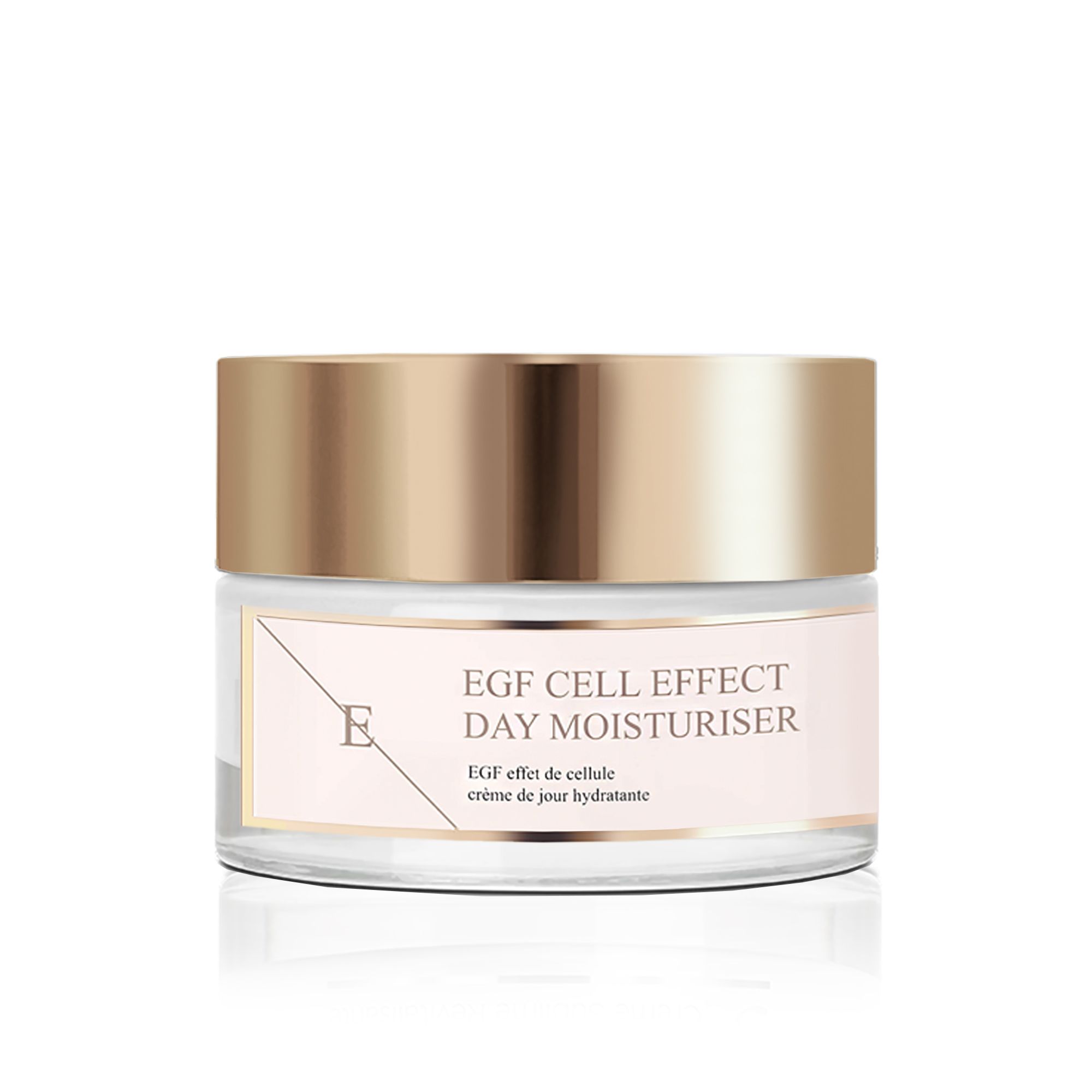 EGF CELL EFFECT NIGHT MOISTURISER

EGF Cell Effect night moisturiser aims to boost hydration and skin renewal for a smooth youthful looking skin. This night moisturiser contains a unique ingredient called SH-Oligopeptide-1 that has an identical chemical structure to an epidermal growth factor. Epidermal growth factor works to increase the rate of renewal of the skin smoothing the look of wrinkles and fine lines.

Key Ingredients:

SH-OLIGOPEPTIDE-1
SH-Oligopeptide-1 that has an identical chemical structure to an epidermal growth factor. Epidermal growth factor works to increase the rate of renewal of the skin smoothing the look of wrinkles and fine lines.

SODIUM HYALURONATE
Hyaluronic Acid is naturally found in our skin, as we age our body's natural production of hyaluronic acid slows down. Hyaluronic acid is a key element making the skin looking plump and youthful as it holds moisture 1000 times its own weight. Our hyaluronic acid is called Sodium Hyaluronate and it is a smaller size of hyaluronic acid that is able to penetrate and hydrate more deeper levels of the skin than normal hyaluronic acid.

JAPANESE TEA OIL
Japanese tea oil is high in antioxidants that protect the skin from free radical stress that can damage the skin.

SHEA BUTTER
Shea butter is known for its moisturising and skin softening benefits. It is also high in vitamin E, A and F that protect the skin from free radical stress.

ARGAN OIL
Argan oil is lightweight quickly absorbing oil with great fatty acids ratio that moisturises the skin and boosts skin softness.

USAGE: Apply a pea-sized amount of the cream on cleansed face, neckline and neck in the evening.