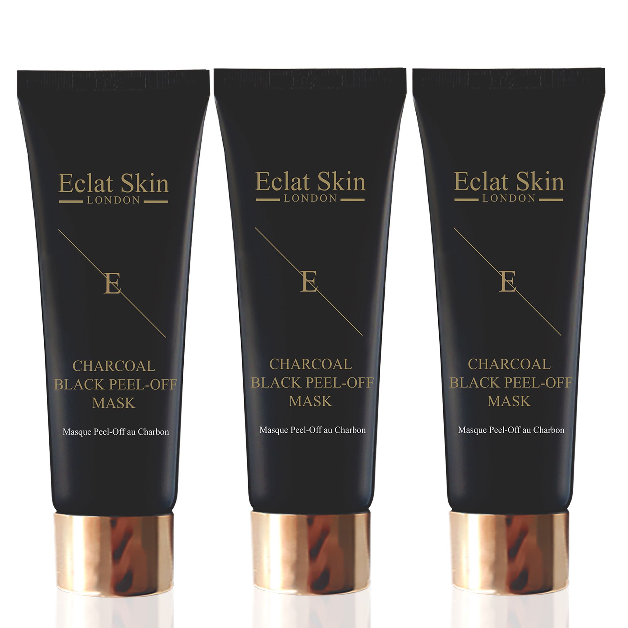3x Eclat Skin Londonâ€™s Purifying Black Peel-Off Mask aims to purify, cleanse and retextures the top layer of the skin. Containing natural bamboo charcoal and white peony root extract this peel of mask is a great treatment for dull, tired looking skin with imperfections. The formula is sticky black gel that is easy to apply even layer to the skin.

Key Ingredients:

BAMBOO CHARCOAL
Bamboo Charcoal has a long history of use first documented in China in 1486 AD, during the Ming Dynasty. The Activated Bamboo Charcoal is so fine that it can act like a magnet to capture and trap toxins and excess oil by adhering them to itself.Â 

WHITE PEONY ROOT EXTRACT
White Peony root extract aims to sooth and moisturise the skin. It is anti-bacterial and works to promote skin healing.

GLYCERIN
Glycerin mimics whatâ€™s known as skinâ€™s natural moisturising factor (NMF), which is why itâ€™s compatible with all skin types, of all ages. It also helps the skin to shield from environmental sources of irritation and aims to Improve skinâ€™s resiliency and youthful look.

Directions for use: Apply thick opaque even layer to clean, dry skin. Avoid eye area, eyebrows, hairline and lips. Leave on for 15 - 30 minutes or until completely dry. Peel off from the edges gently. Use once or twice a week.
