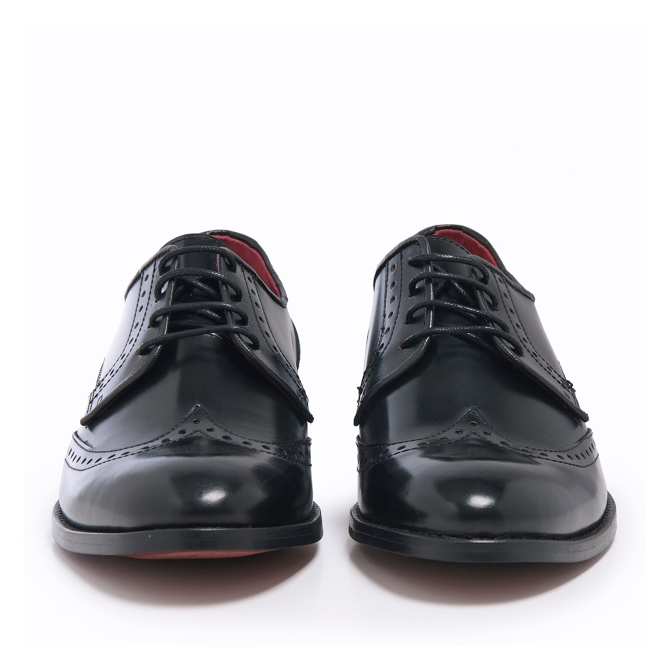 Blucher leather shoes. Upper and inner made of leather. Rubber sole. Made in Spain. By Castellanisimos