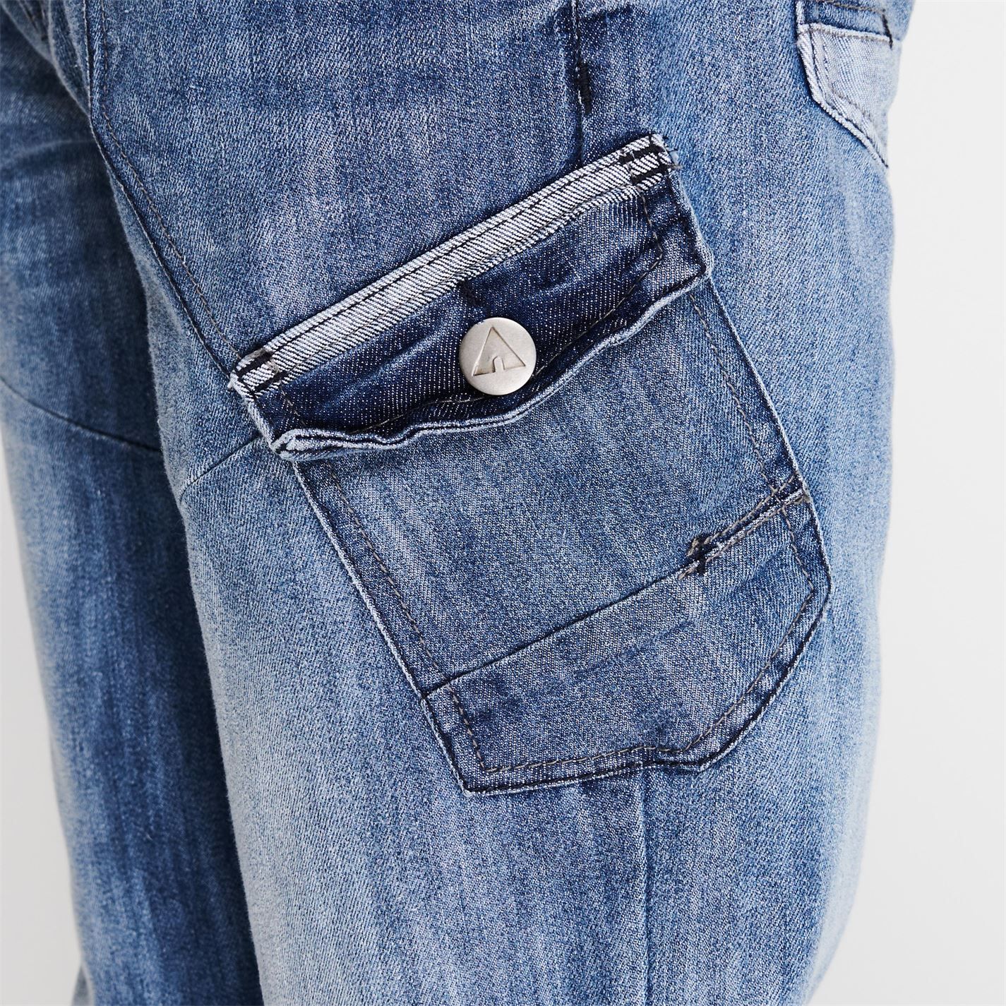 Airwalk Mens Belted Cargo Jeans 