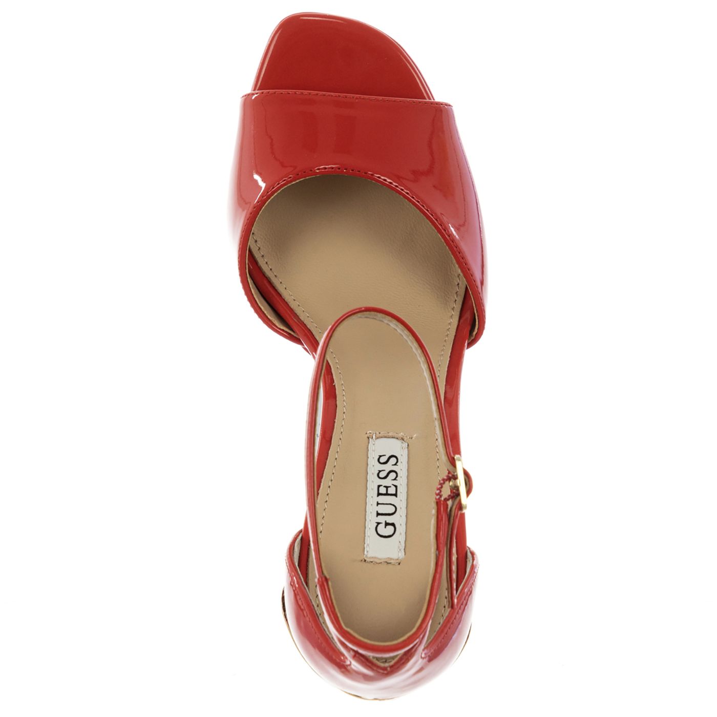 Guess FL5ADNPAF07-RED-40 Vrouwelijk en elegant, deze rode schoenen zullen perfect zijn voor een avondje uit.