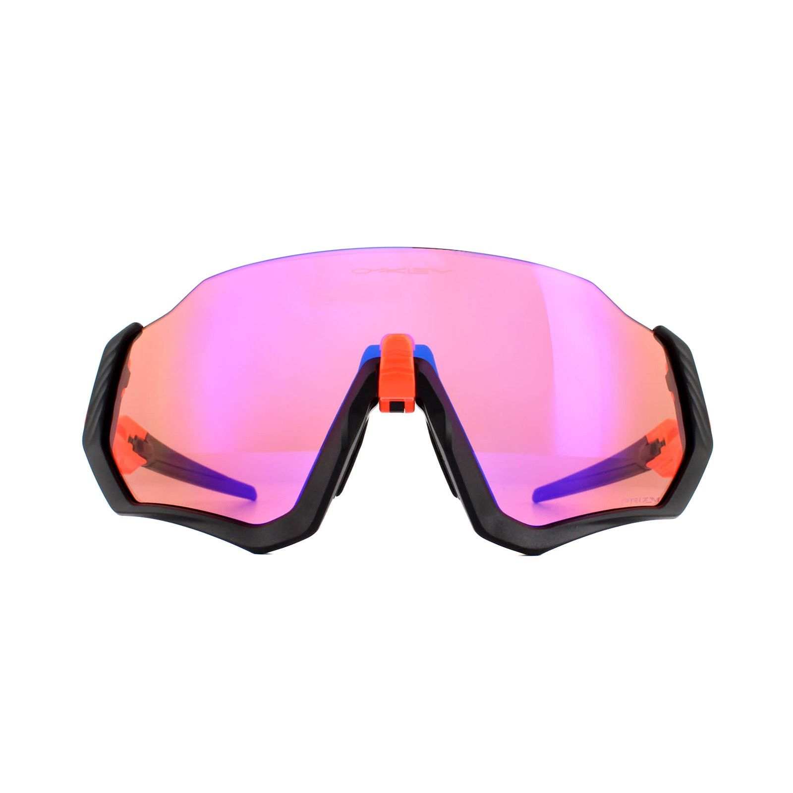 Oakley Sunglasses Flight Jacket OO9401-04 Matte Black Prizm Trail are a lightweight model made of plastic, ideal for cycling, running and beyond - durability and all-day comfort of lightweight O-Matterâ„¢ frame material, frame suitable for medium to large faces