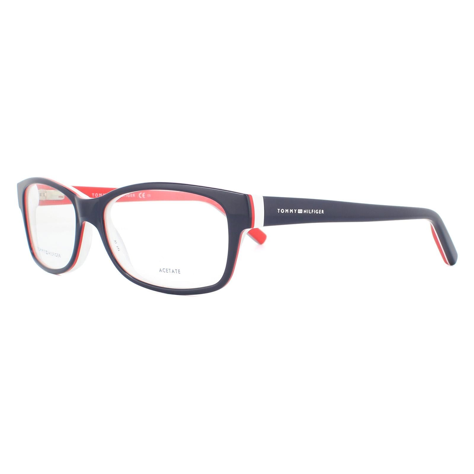 tommy hilfiger glasses red