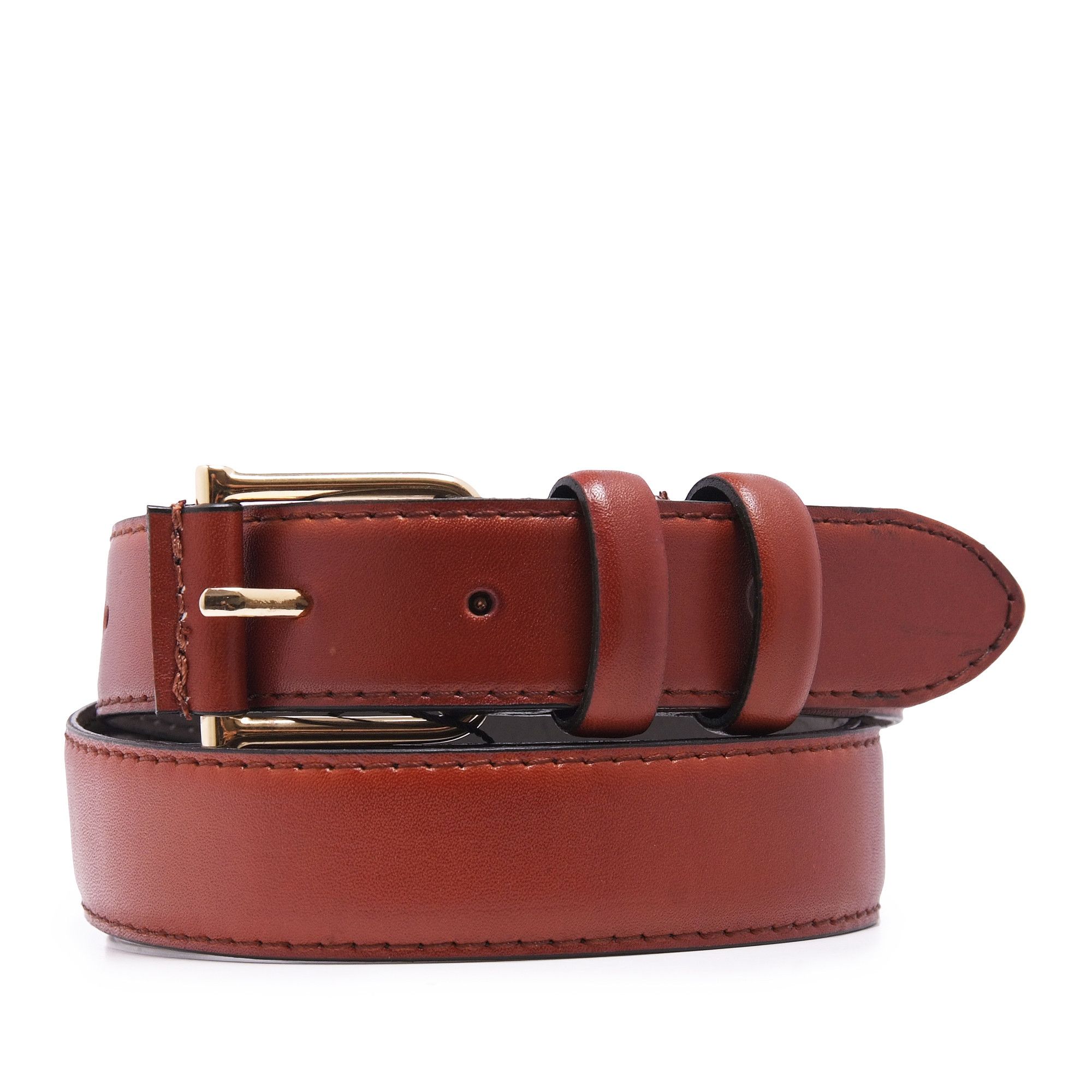 Womens Brown Leather Belt