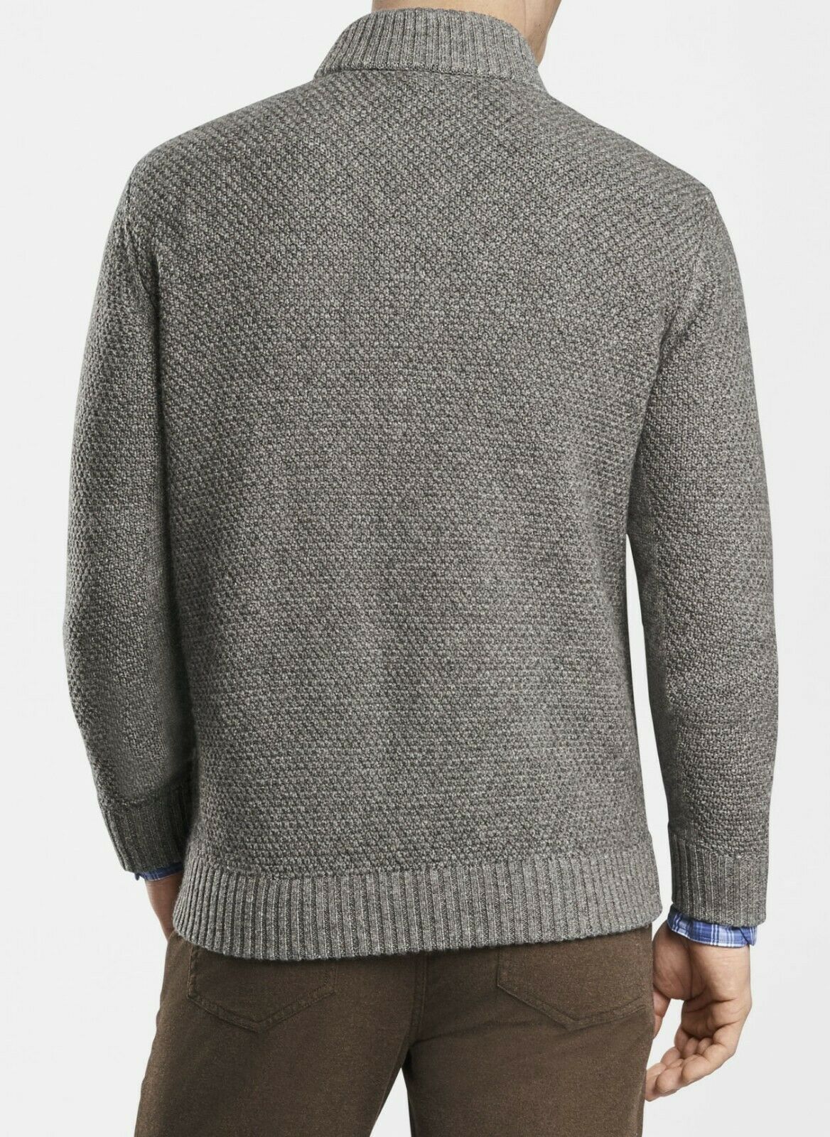 <br>Color: Grays<br>Size Type: Regular<br>Size (Men's): S<br>Style: Cardigan<br>Material: Wool Blends