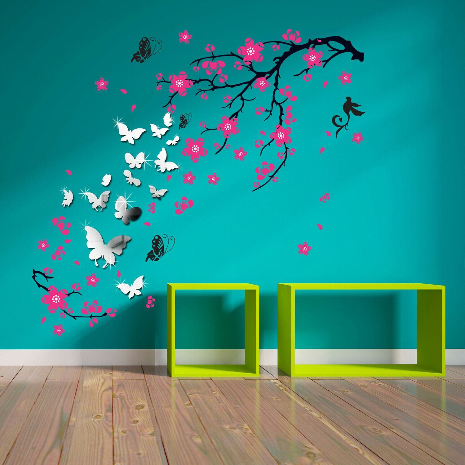 - Transform your room with the stunning Walplus wall sticker collection.
- Walplus' high quality self-adhesive stickers are quick to apply, and can be easily removed and repositioned without damage.
- Simply peel and stick to any smooth, even surface.
- Application instructions included, Eco-friendly materials and Non-toxic.