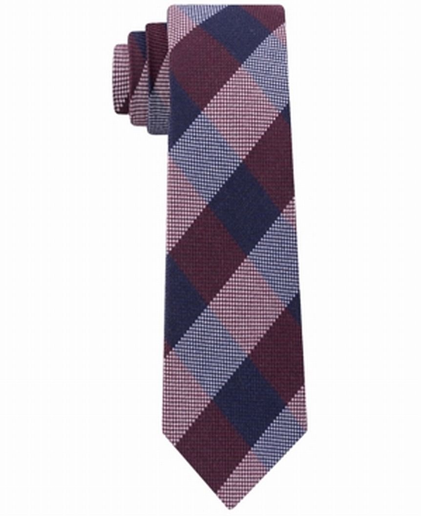 <br>Color: Reds<br>Pattern: Plaids & Checks<br>Style: Neck Tie<br>Width: Skinny (Material: Wool Blends