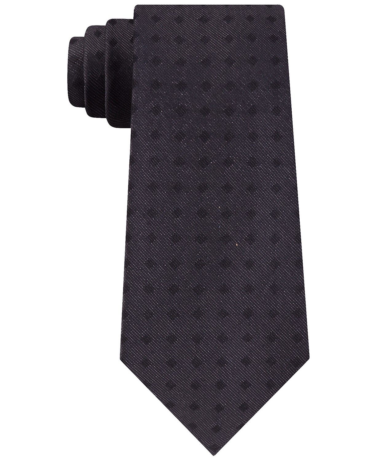 <br>Color: Blacks<br>Pattern: Geometric<br>Style: Neck Tie<br>Width: Skinny (Material: Silk