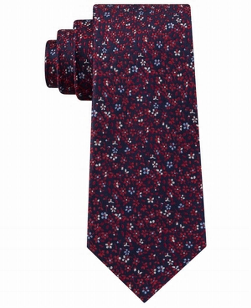 <br>Color: Reds<br>Pattern: Floral<br>Style: Neck Tie<br>Width: Skinny (Material: Silk