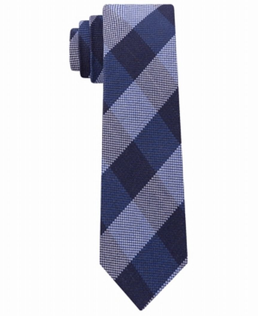 <br>Color: Blues<br>Pattern: Plaids & Checks<br>Style: Neck Tie<br>Width: Skinny (Material: Wool Blends