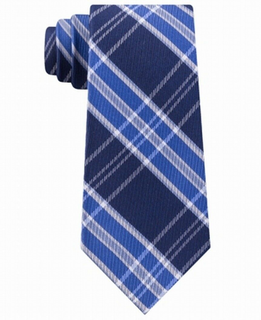 <br>Color: Blues<br>Pattern: Plaids & Checks<br>Style: Neck Tie<br>Width: Skinny (Material: Silk