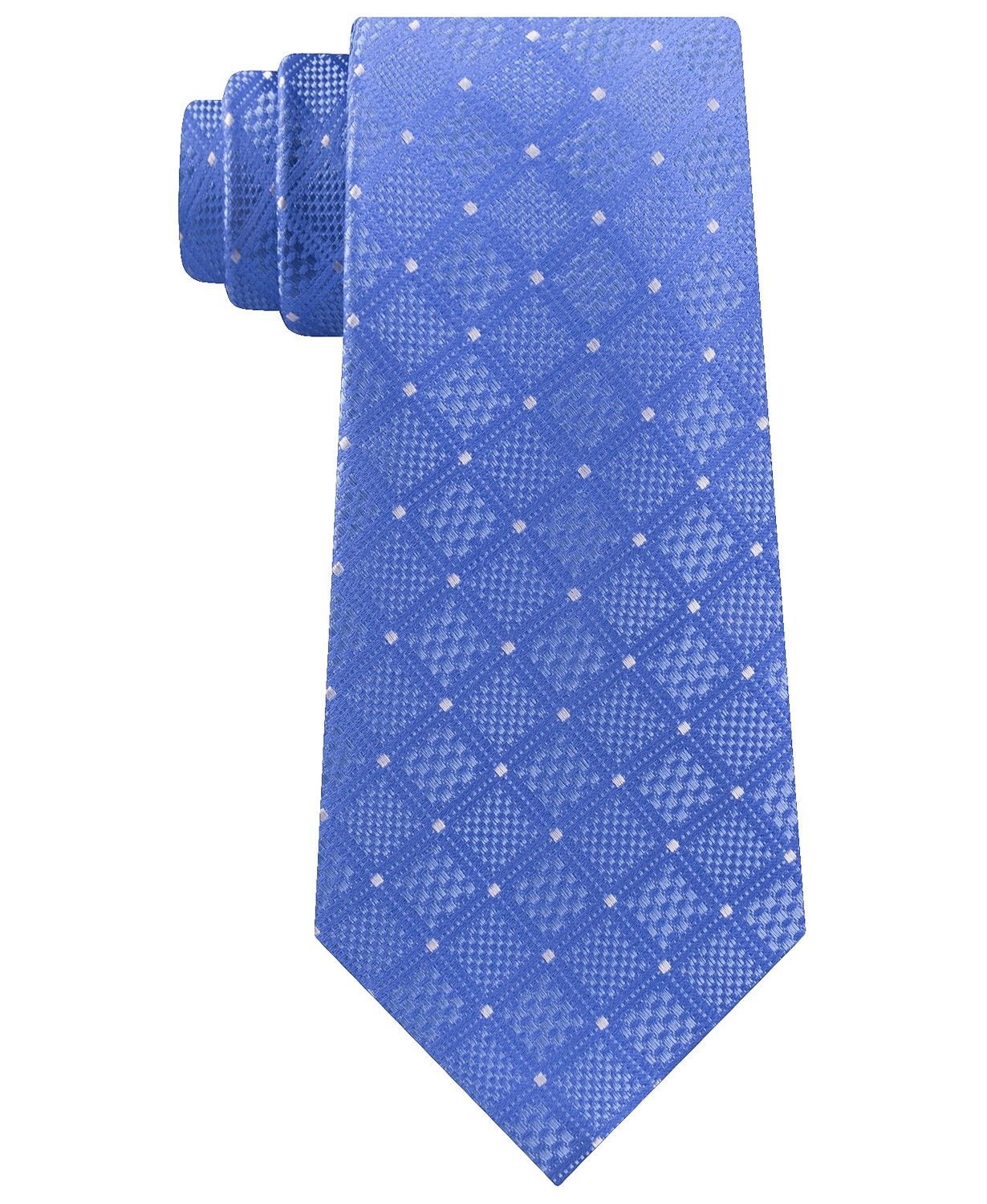 <br>Color: Blues<br>Pattern: Plaids & Checks<br>Style: Neck Tie<br>Width: Skinny (Material: Silk