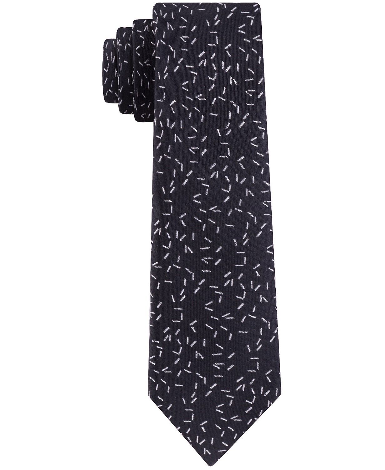 <br>Color: Blacks<br>Pattern: Novelty<br>Style: Neck Tie<br>Width: Skinny (Material: Silk