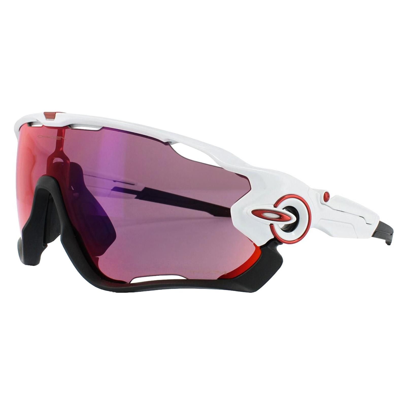 Oakley Sunglasses Jawbreaker OO9290-05 Polished White Prizm Road is the latest in cutting edge design for anyone with an enjoyment of sports. An easily opened hinge allows simple lens changing for different conditions and flexible suspension allows the lens to move with the frame rather than being distorted in any way. An interchangeable nosepiece completes this superb innovative frames in to the best there is.