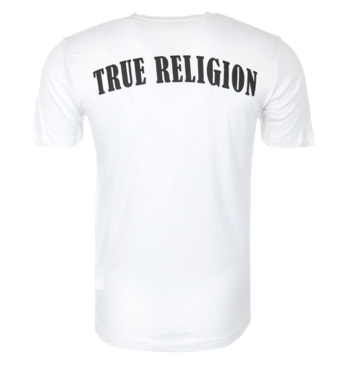 True Religion Horseshoe Logo Crew Neck T-Shirt - White