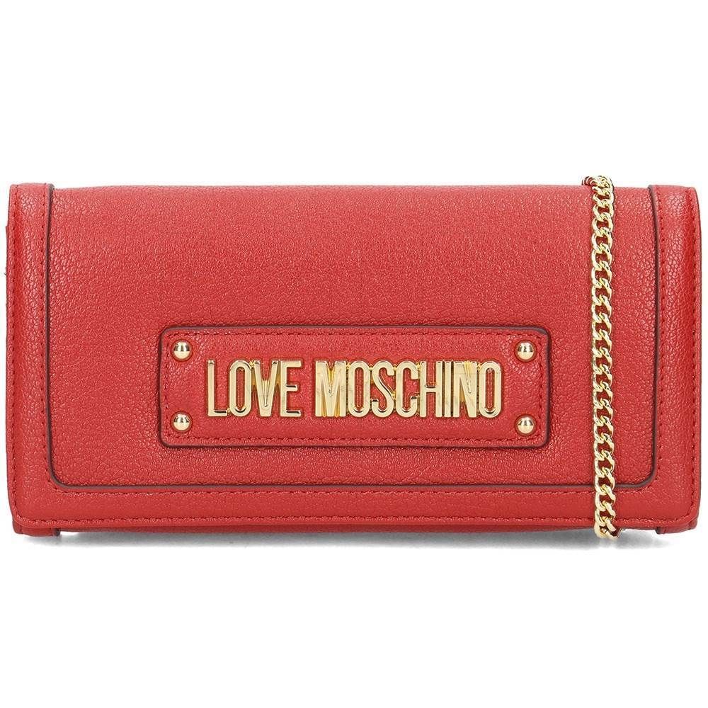 - 16x10x3cm- Closure: Zip/Flap, Magnetic- Several Compartments, Love Moschino Brand Decoration
