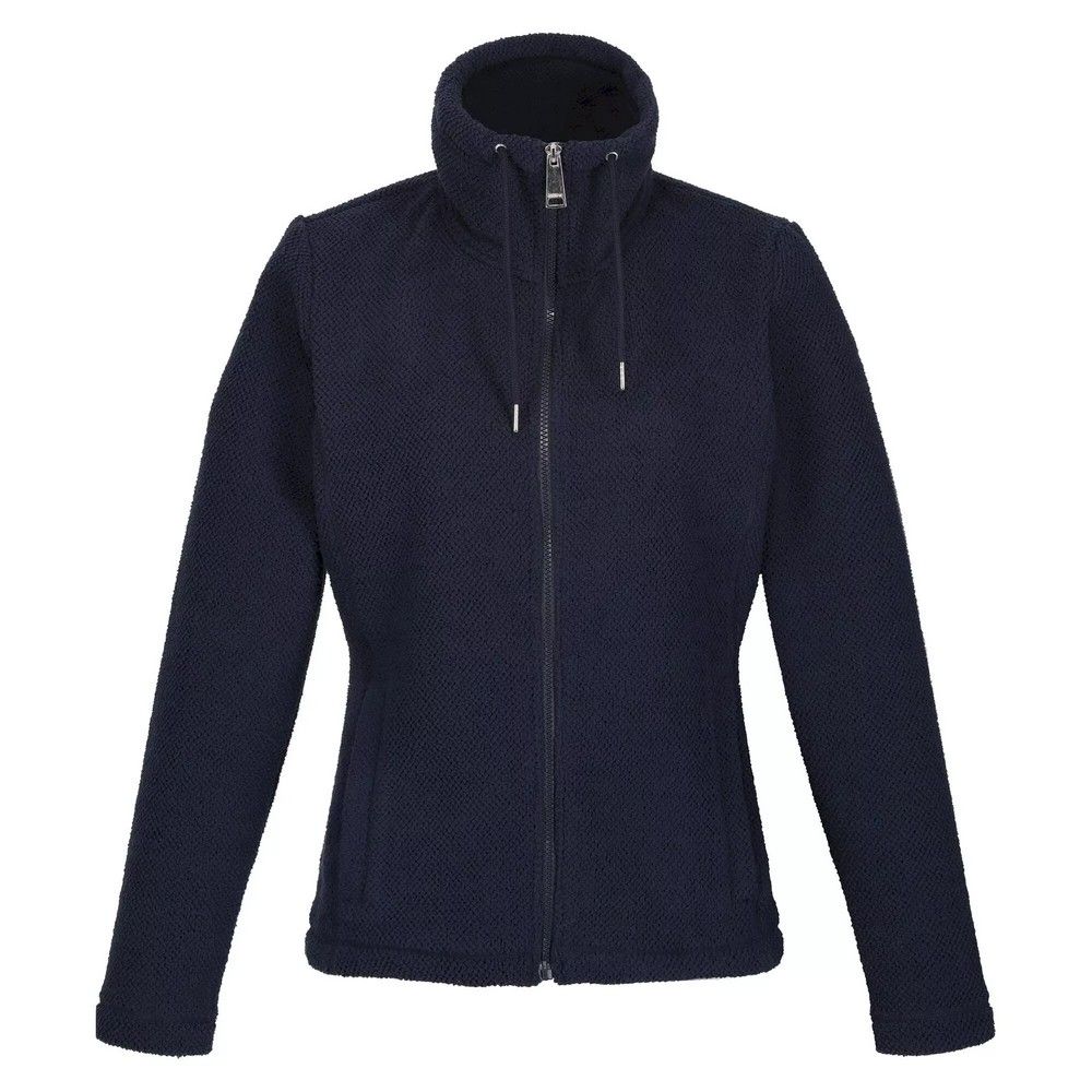 Regatta Womens/Ladies Kizmitt Fluffy Full Zip Fleece Jacket (Navy)