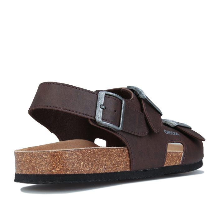 Men's Geox Ghita Sandals in Brown