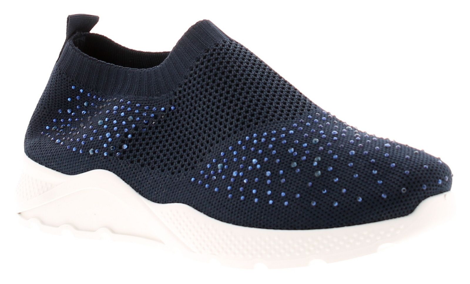 diamante slip on trainers