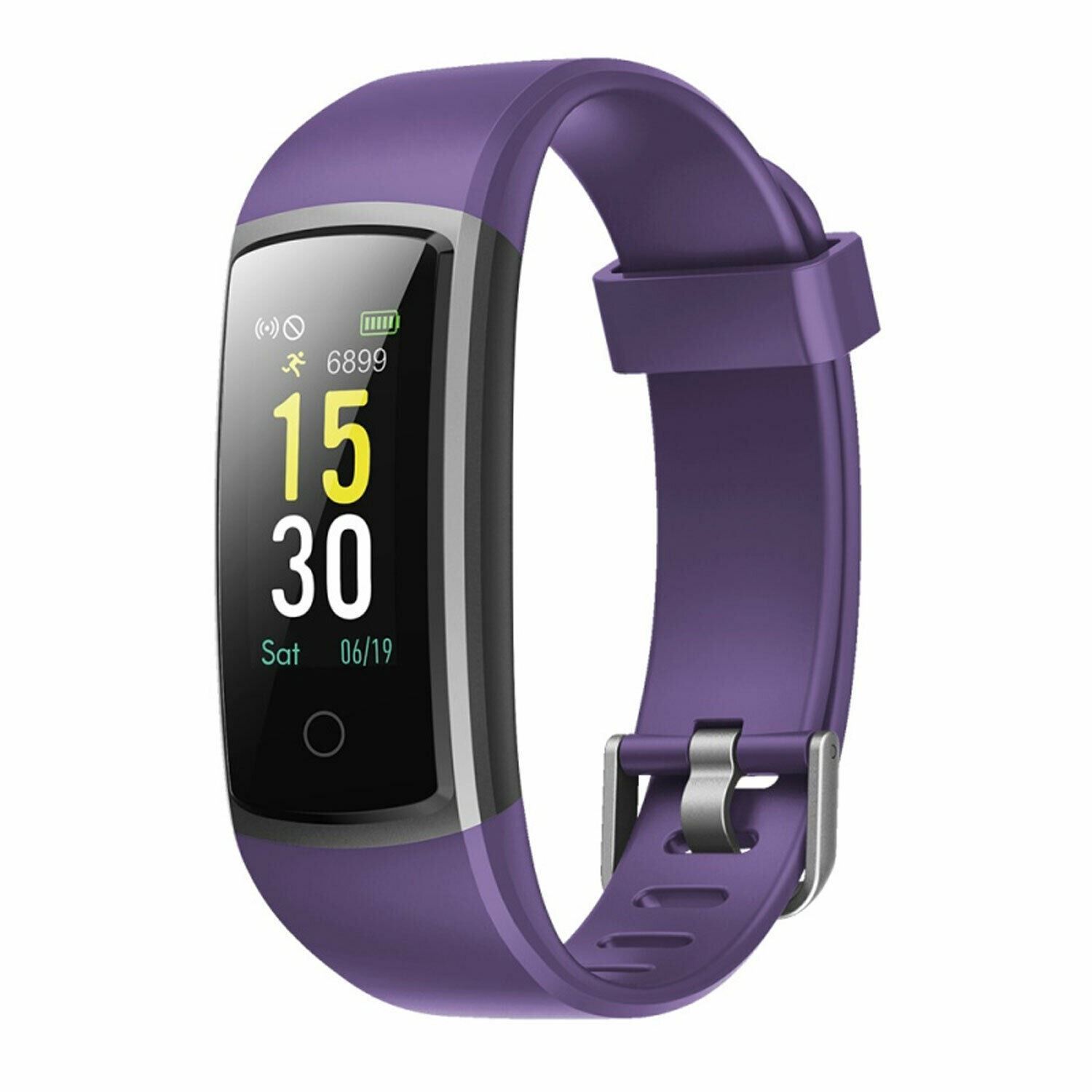 Aquarius AQ126 Fitness Tracker With HRM and BPM Purple