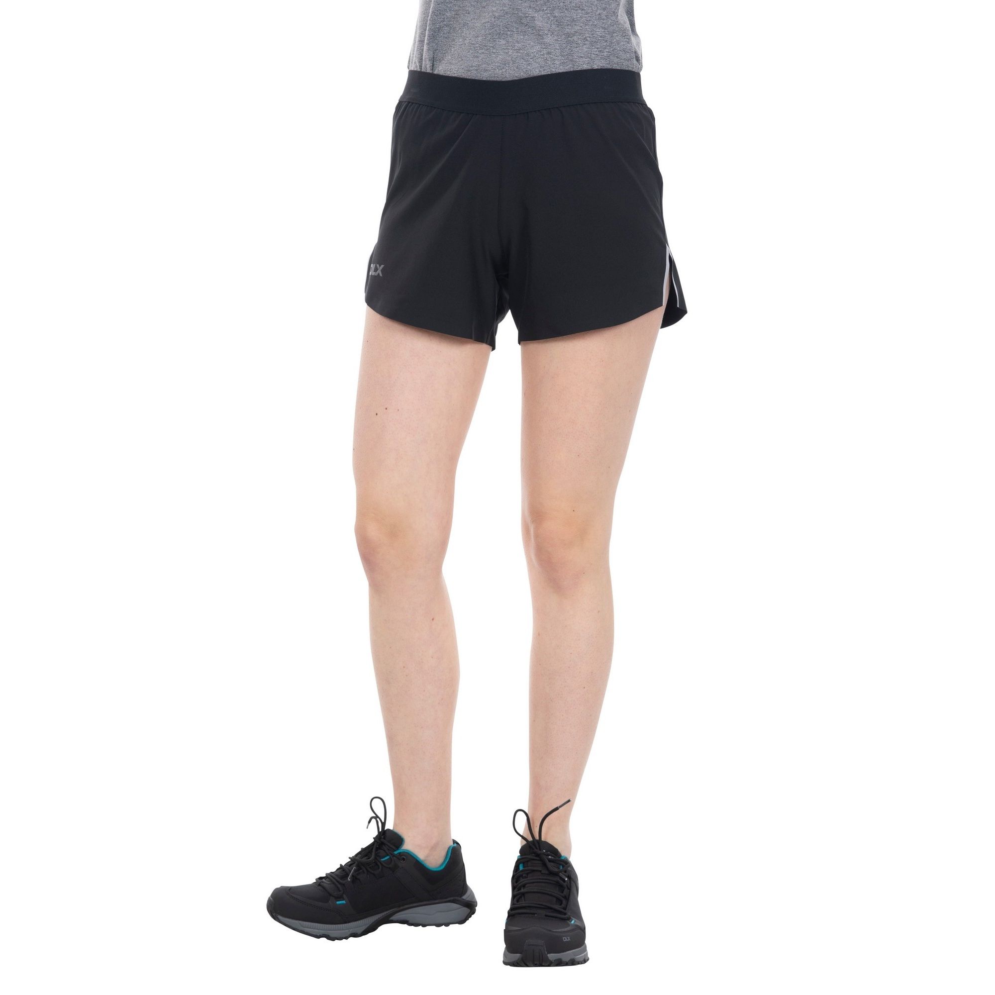 Providing optimum comfort and performance, features quick dry fabric to minimise sweat. Mesh inner pant. Elasticated waistband. Welded zipped pocket at back. Inner Pouch Pocket. Reflective detail on side leg. Material Outer: 86% Polyester / 14% Elastane.