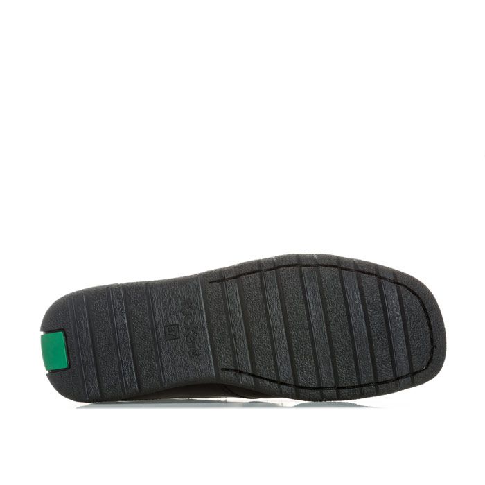 Junior Boys Kickers Fragma Strap Shoe in Black<BR><BR>-Hook and loop fastening<BR>-Smooth leather finish<BR>-Padded ankle and tongue<BR>-Tab to side<BR>-Branding to heel  side  strap and tongue<BR>-Leather Upper  Textile Lining  Rubber Sole