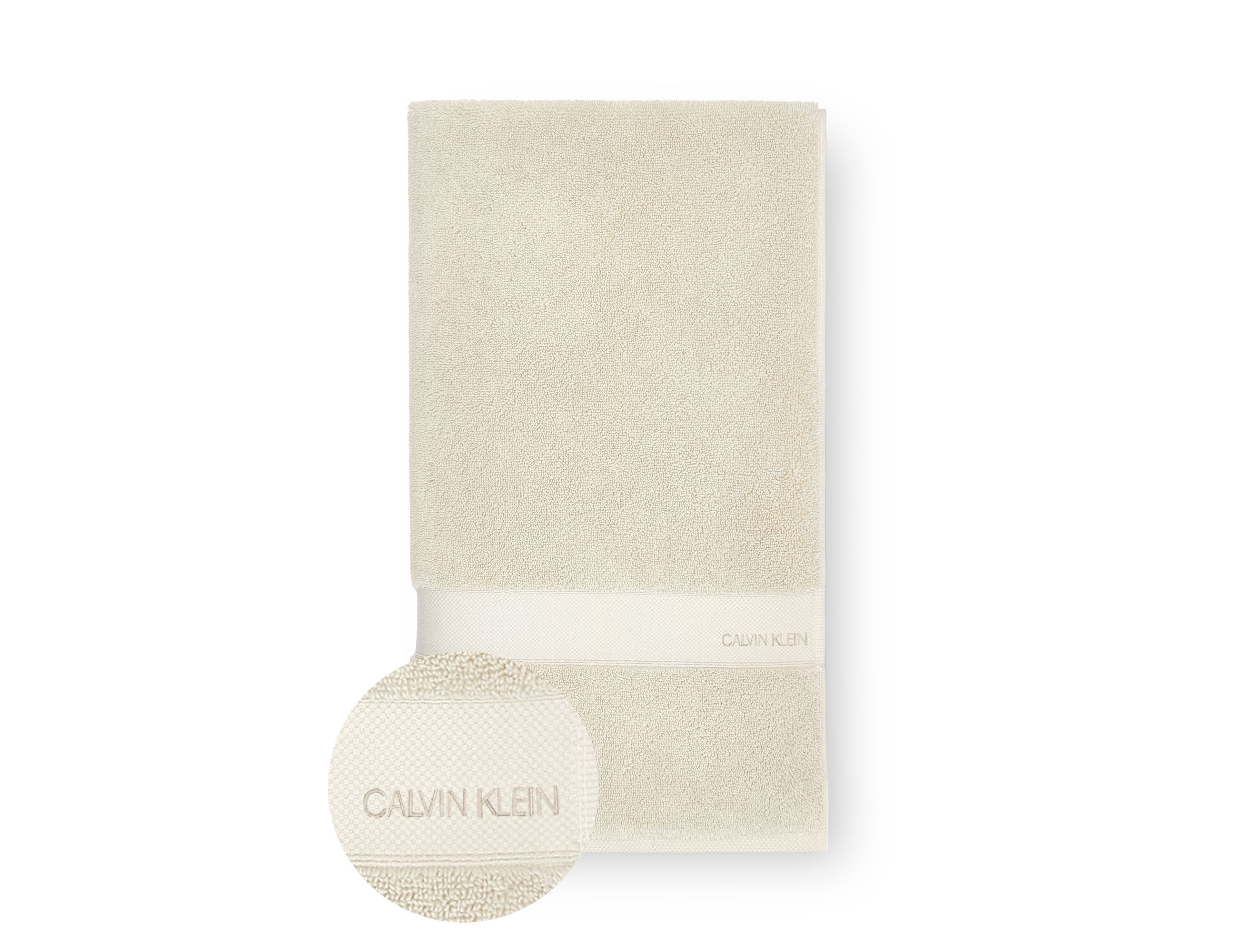 Supremely soft against the skin and equally absorbent the Tracy Towel Collection from Calvin Klein is a soothing way to begin and end the day. Made of fine 600 GSM 100% cotton these iconic towels feature the signature Calvin Klein logo and a flat band dobby border Available in a range of colours - white, beige, dusty blue, grey, midnight, wine, deep plum, charcoal and pink.