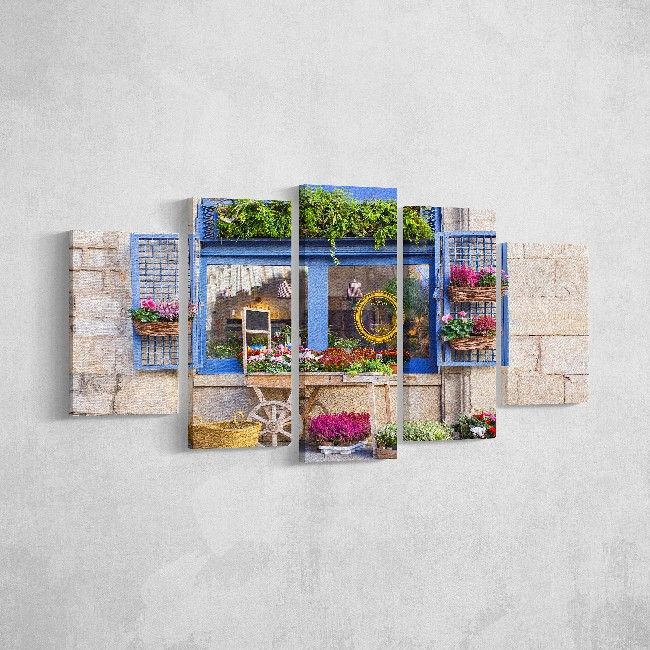 This city- and landscape-themed painting is the perfect solution for decorating the walls of your home or office. This print allows you to let yourself be carried away by the magic of your favourite city. Ready to hang. Color: Multicolor | Product Dimensions: W20xD3xH40 cm (2 pcs), W20xD3xH50 cm (2 pcs), W20xD3xH60 cm (1 pcs) | Material: Polyester, Wood | Product Weight: 2,25 Kg | Packaging Weight: 2,50 Kg | Number of Boxes: 1 | Packaging Dimensions: W62xD22xH15 cm.