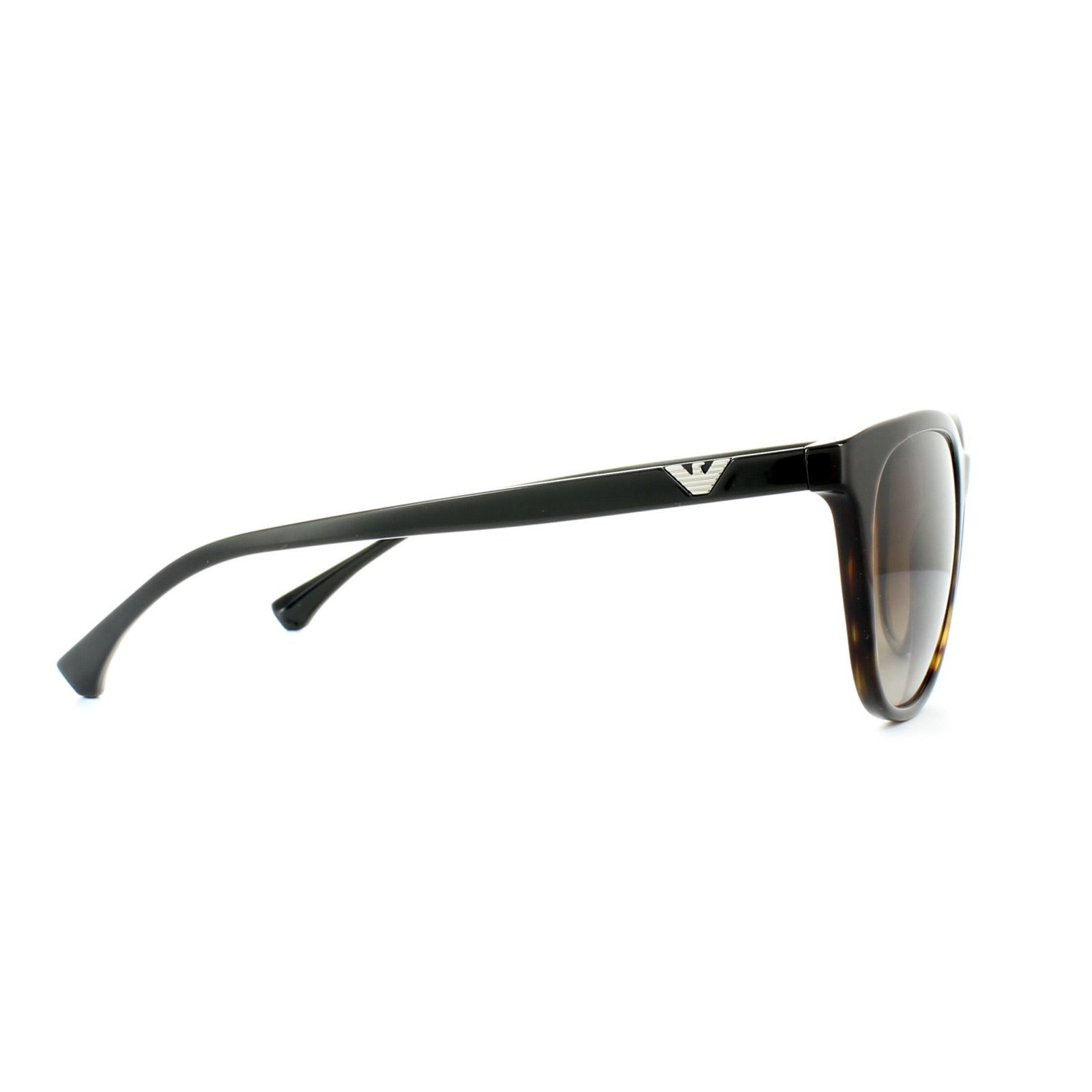 Emporio Armani Sunglasses 4086 5026/13 Dark Havana Brown Gradient are a lightweight square shaped acetate frame with minimalist styling for a sleek smooth look that will look great for all occasions. A simple Armani eagle logo on the temples adds authenticity.