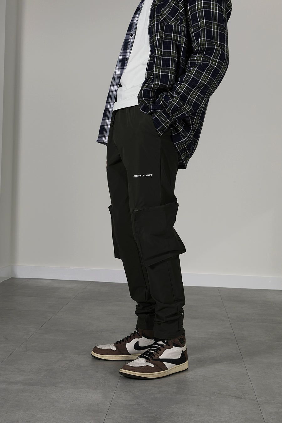 Khaki Utility Cargo Pants