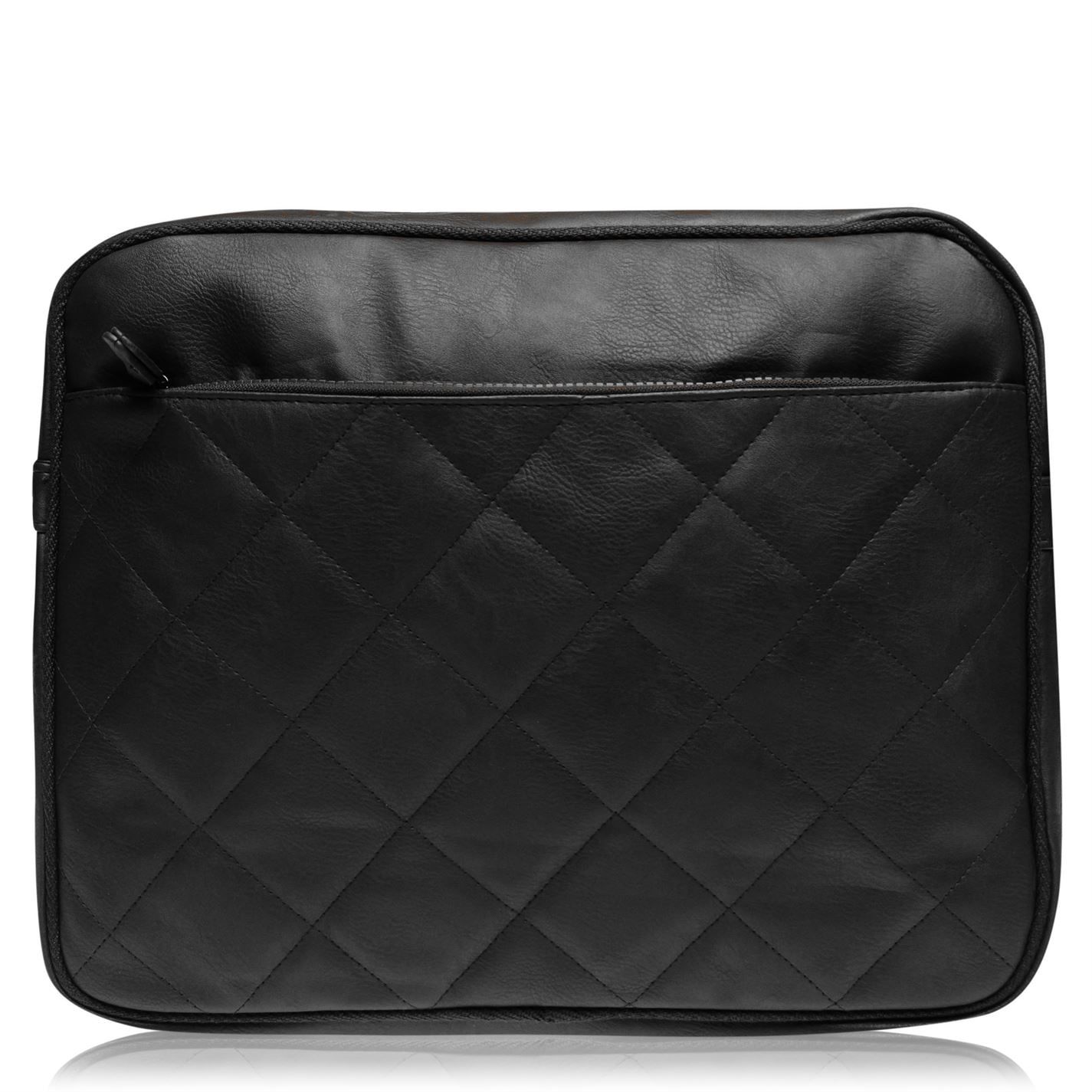 <strong>Firetrap Quilted Flight Bag</strong><br><br> Travel with ease with the Firetrap Quilted Flight Bag over your shoulder. The ideal size for storing your travel documents and valuables, the quilted construct features a main zip compartment, with a front and back zip pocket. The bag has a Firetrap branded shoulder strap for logo to the front for brand recognition.<br>> Flight bag<br>> Main zip fastening<br>> Front zip compartment<br>> Quilted construct<br>> Firetrap branded shoulder strap<br>> Back zip compartment<br>> Firetrap branding<br>> 100% PVC<br>> Hand wash only<br>> H 30 x W 36 x D 12 cm