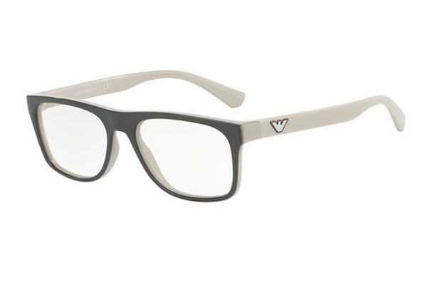 StyleName: Emporio Armani EA3097 Eyeglasses Grey / Clear Lens Brand: Emporio Armani Frame Style: Rectangular Frame Material: plastic Color : Grey / Clear Lens Men Eyeglasses