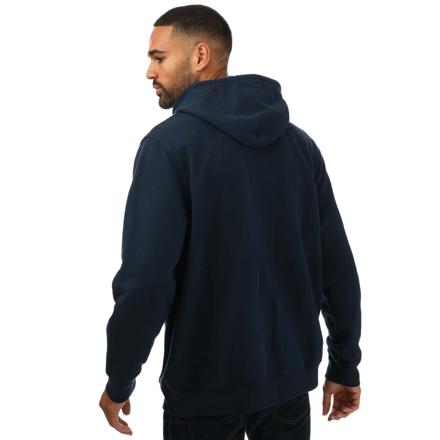 Men's Levis B&T Graphic Hoody in Navy