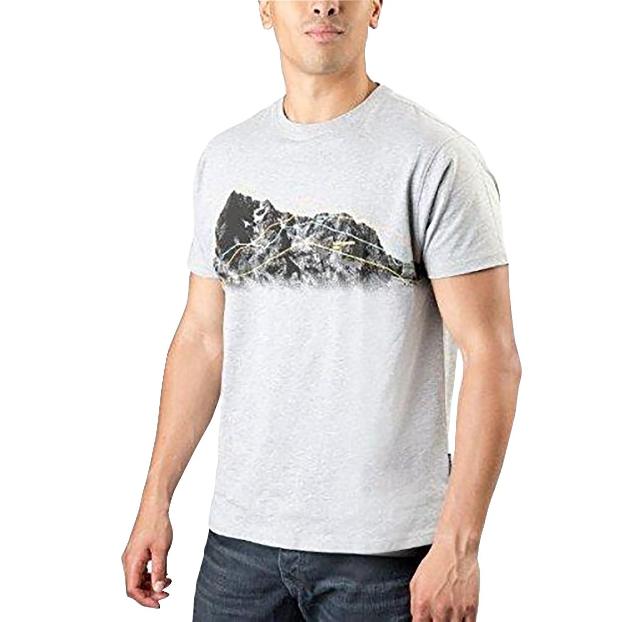 Short sleeves. Round neck. Print on chest. Quick dry. 60% Cotton, 40% Polyester. Trespass Mens Chest Sizing (approx): S - 35-37in/89-94cm, M - 38-40in/96.5-101.5cm, L - 41-43in/104-109cm, XL - 44-46in/111.5-117cm, XXL - 46-48in/117-122cm, 3XL - 48-50in/122-127cm.