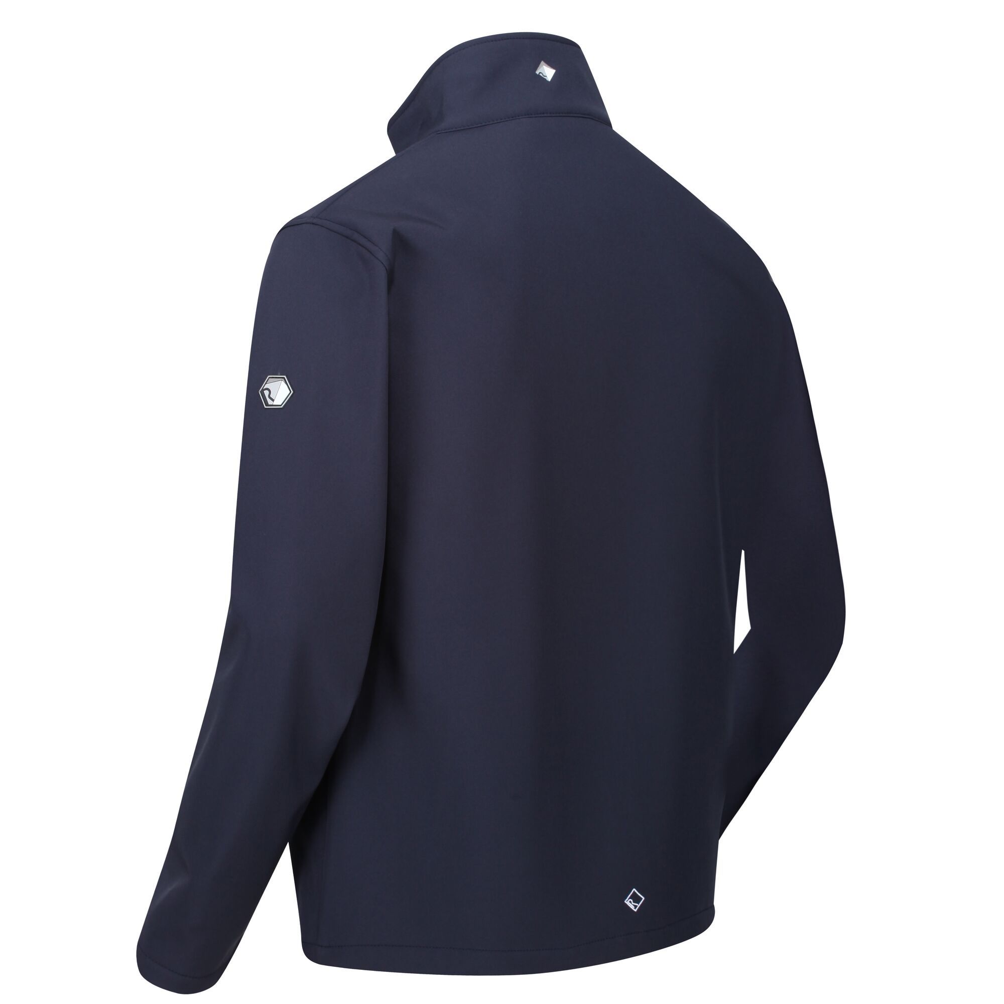 Material: 96% polyester & 4% elastane. Warm backed woven stretch softshell fabric. Durable water repellent finish. Wind resistant. 2 zipped lower pockets. Adjustable shockcord hem.