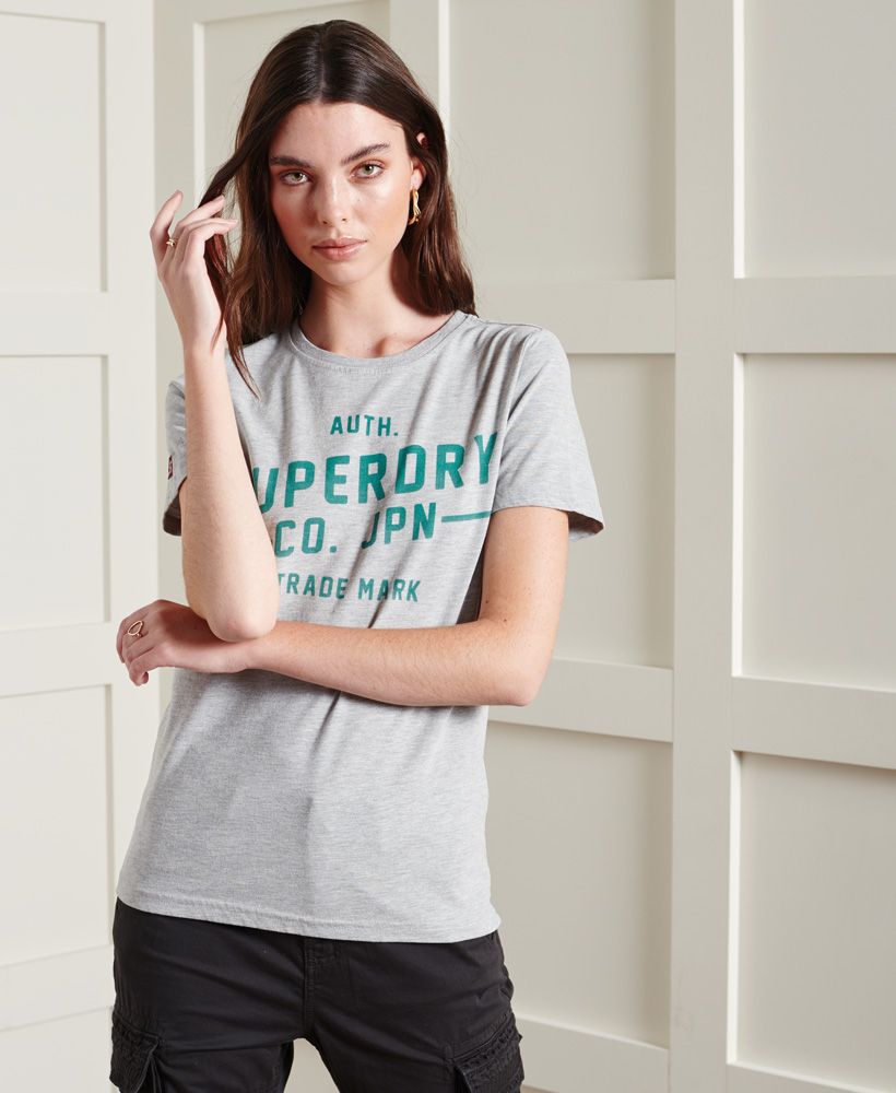 Stand out in our Limited Edition Soft Print T-Shirt this season. This tee is made from a soft-to-touch fabric and features a printed Superdry logo across the chest. Pair with your favourite jeans, boots and leather jacket to complete the look.Relaxed fit – the classic Superdry fit. Not too slim, not too loose, just right. Go for your normal sizeLimited Edition designRibbed crew necklineShort sleevesPrinted Superdry logoSignature logo patch