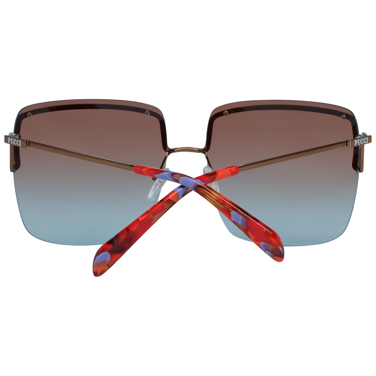 Emilio Pucci Sunglasses EP0116 36F 62 Women
Frame color: Bronze
Lenses color: Multicolor
Lenses material: Plastic
Filter category: 2
Style: Square
Lenses effect: Gradient
Protection: 100% UVA & UVB
Size: 62-16-135
Lenses width: 62
Lenses height: 60
Bridge width: 16
Frame width: 138
Temples length: 135
Shipment includes: Case, cleaning cloth
Spring hinge: No