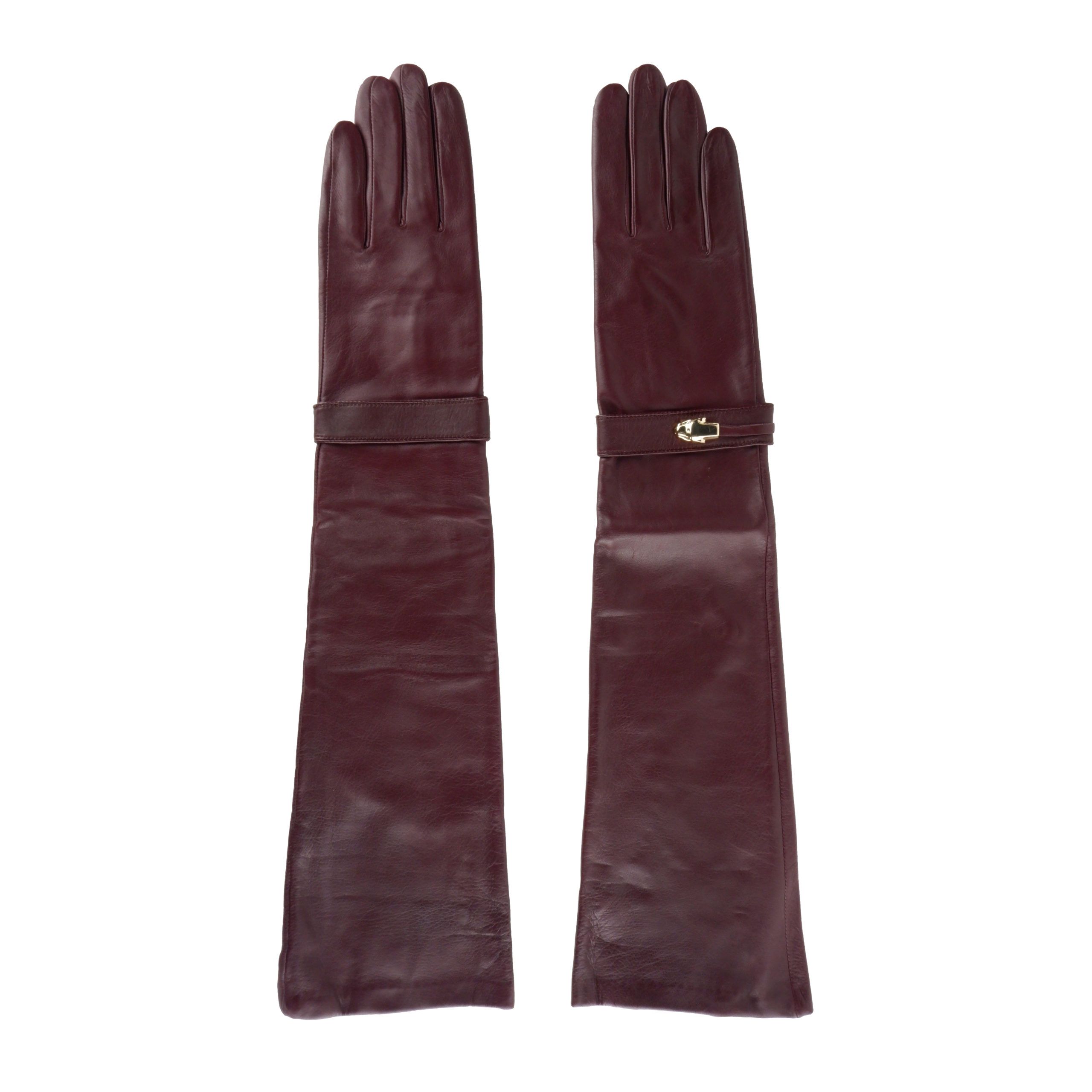 Class Roberto Cavalli Glove in Red Purple Womens Accessories Gloves 