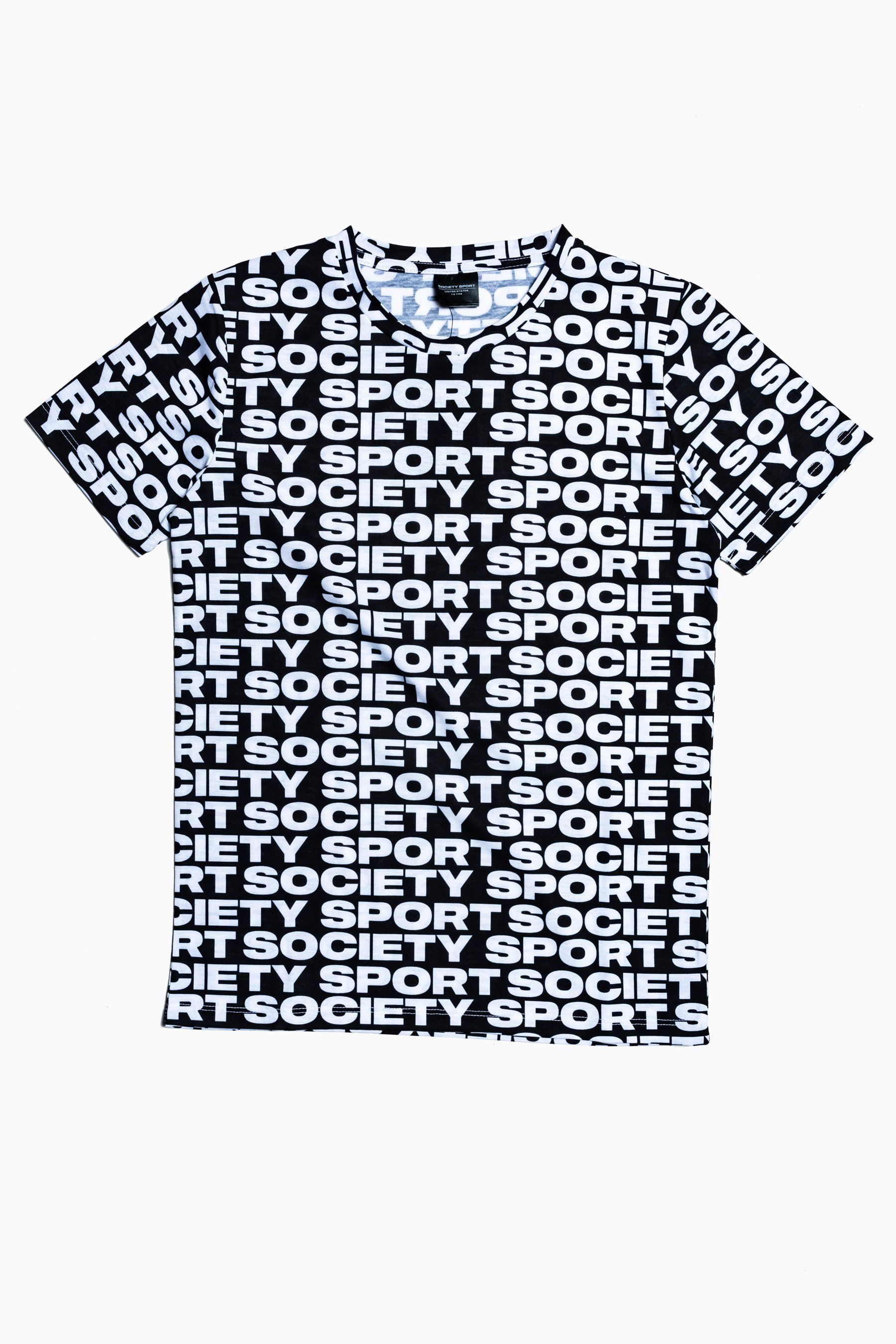 Society Sport Mono Multi Logo T-Shirt