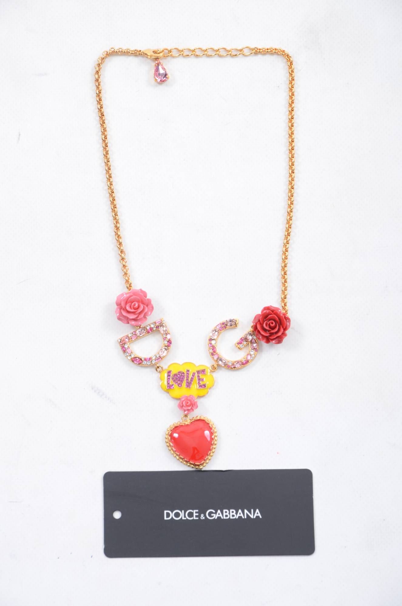 Dolce & Gabbana Women DG Rose Necklace