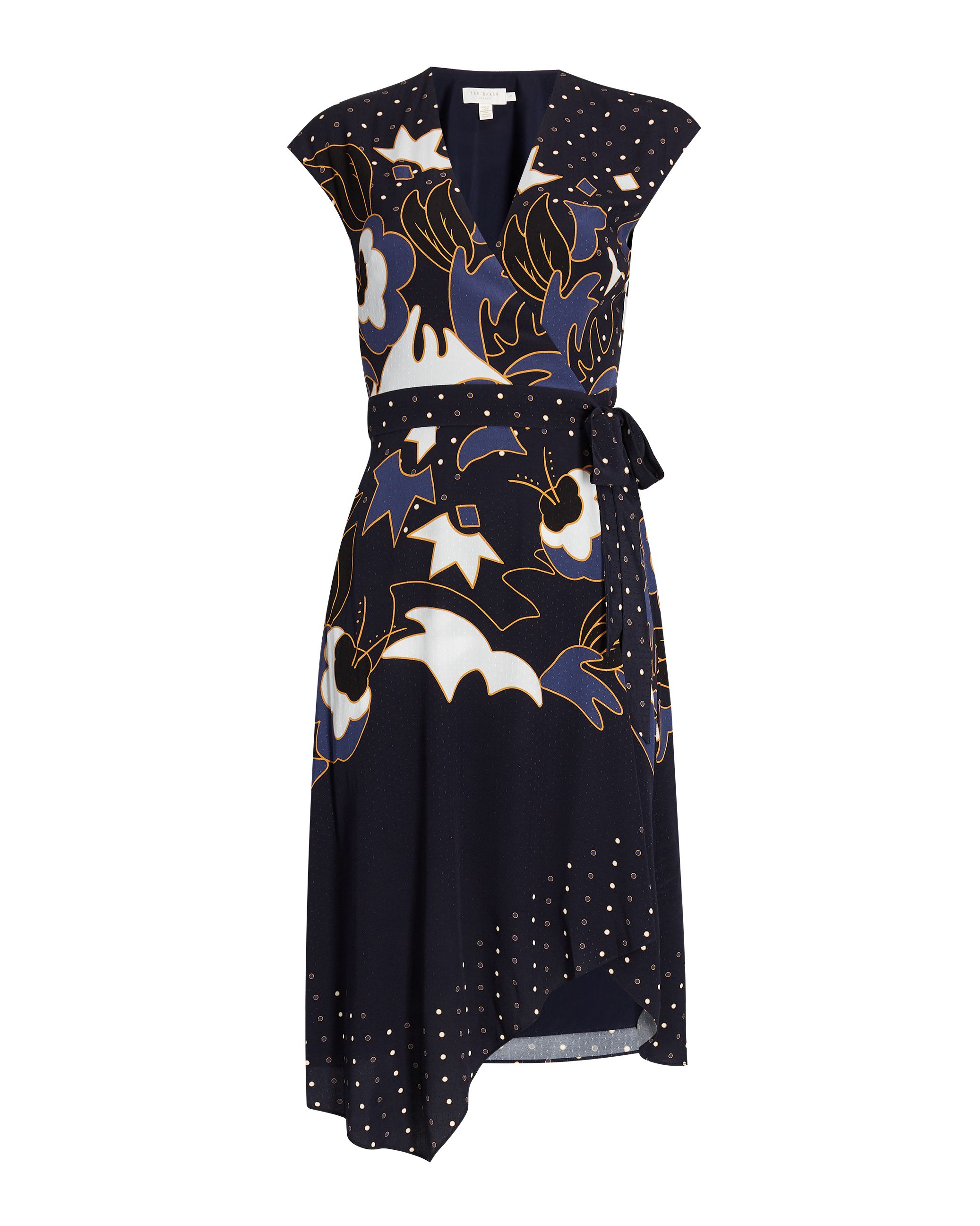 saretti masquerade wrap dress