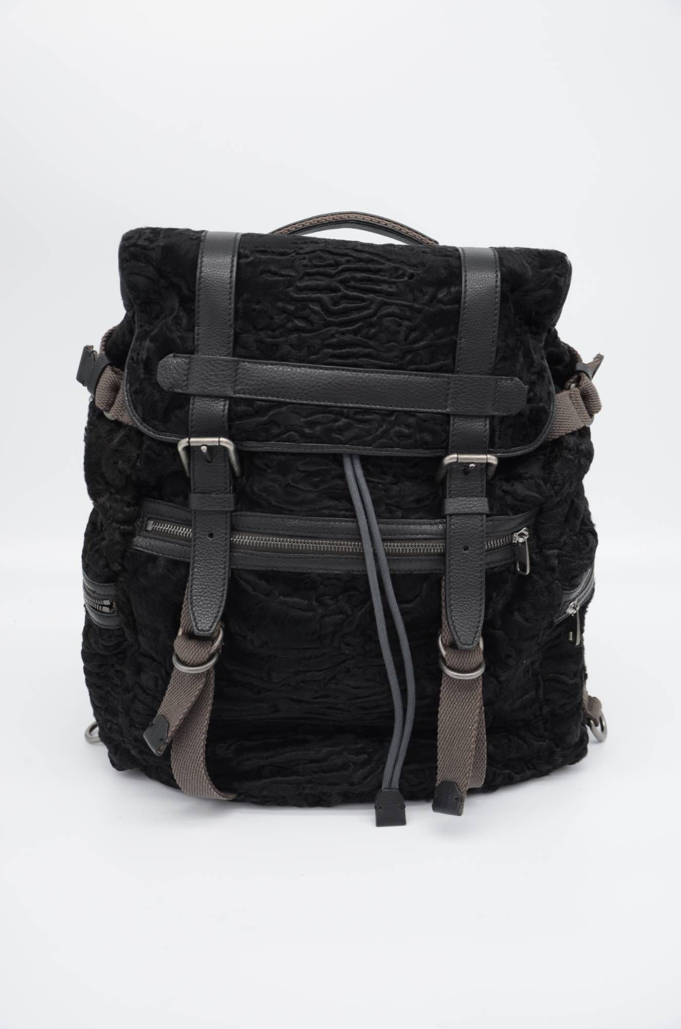 Dolce & Gabbana Men Leather Backpack