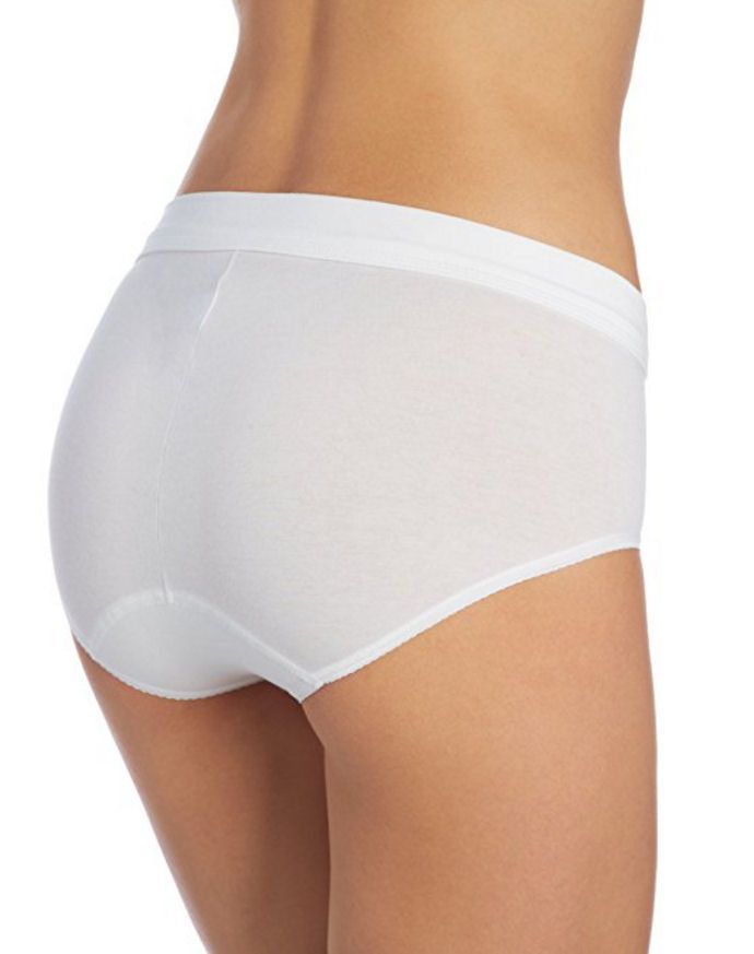 Sloggi's BEST SELLING DOUBLE COMFORT RANGE.  This brief features extra long, two-ply terry gussets with maximum freshness.  They are extra soft and have a seamless tubular waistband.   Available in Black, Pearl and White.    Size Guide:  XS (8), S (10), M (12), L (14), XL (16), 2XL (18), 3XL (20), 4XL (22), 5XL (24), 6XL (26), 7XL (28), 8XL (30)