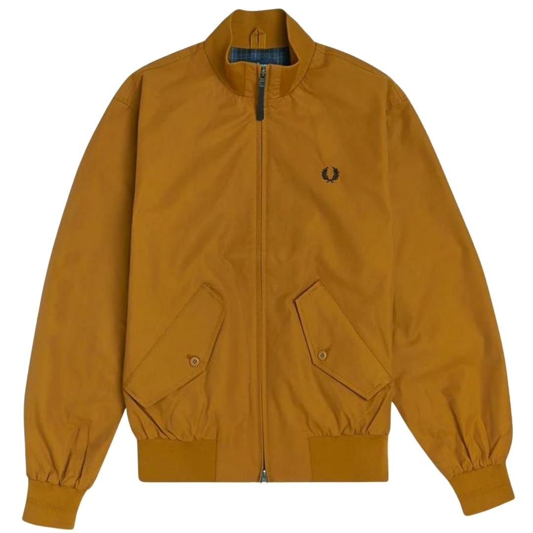Fred Perry J1531 644 Brown Jacket. Fred Perry Brown Jacket. 64% Cotton, 36% Polyamide. Regular Fit. Style: J1531 644. Elasticated Sleeve and Hem