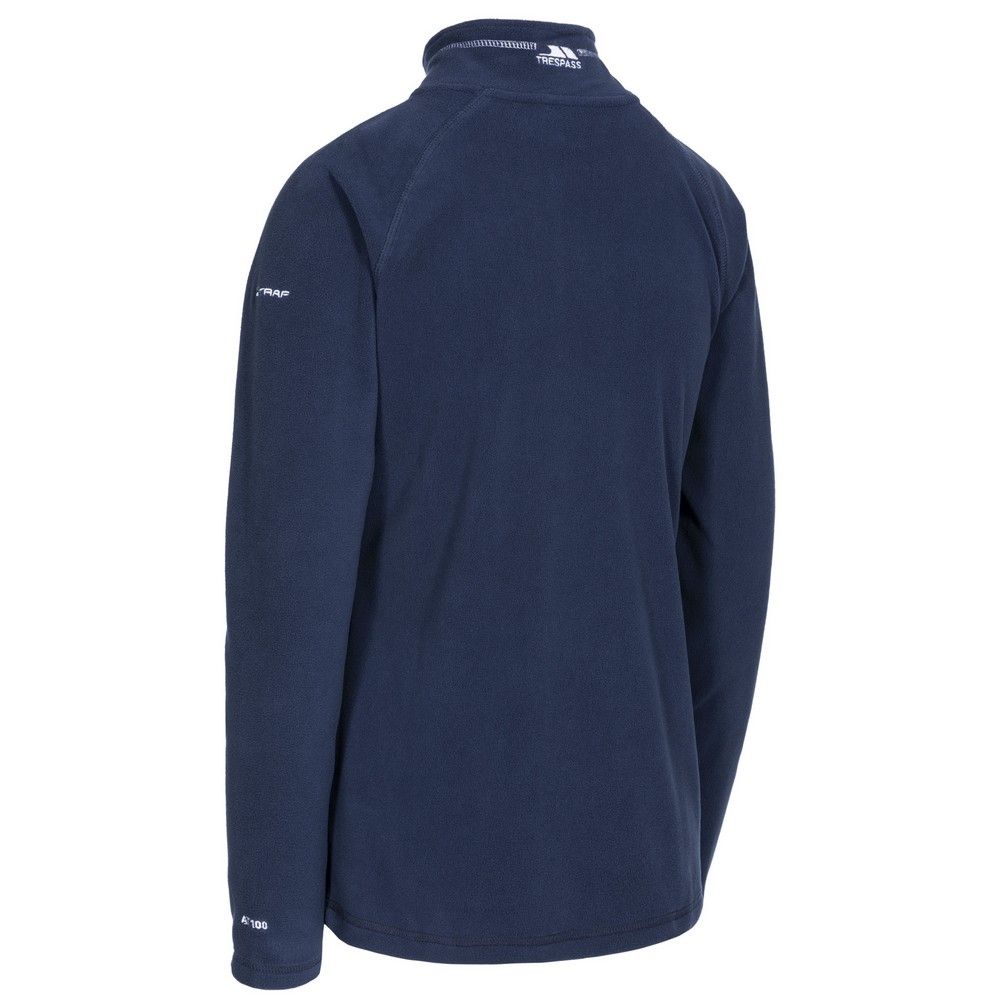 Microfleece top with anti pilling. 1/2 zip neck. Contrast inner collar and neck tape. Airtrap. 100% polyester. Trespass Womens Chest Sizing (approx): XS/8 - 32in/81cm, S/10 - 34in/86cm, M/12 - 36in/91.4cm, L/14 - 38in/96.5cm, XL/16 - 40in/101.5cm, XXL/18 - 42in/106.5cm.